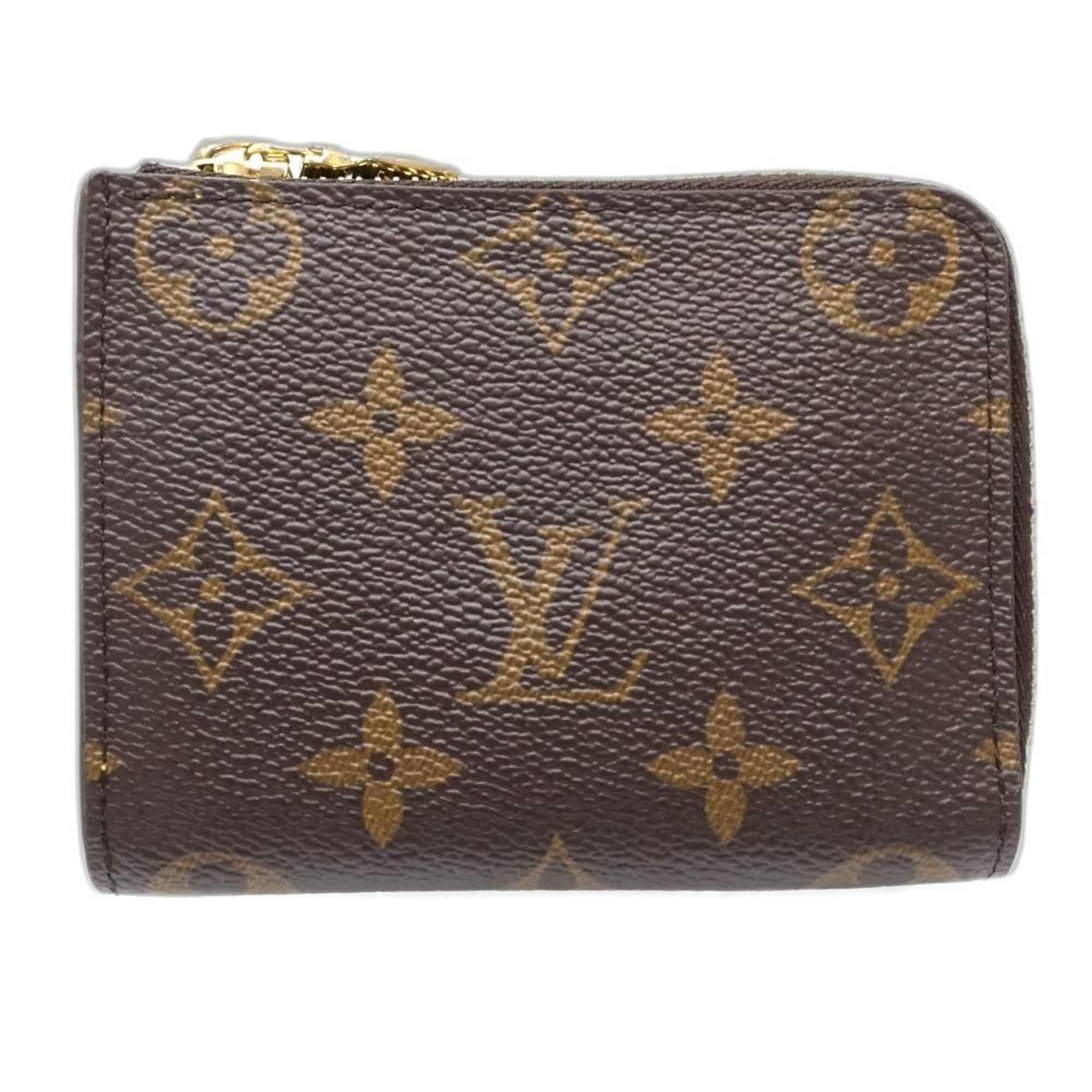 Louis Vuitton LOUIS VUITTON Monogram Wallet/Coin Case M83664 Portifouille Lou Brown Women's 181706 Size ONE SIZE - 1 Thumbnail
