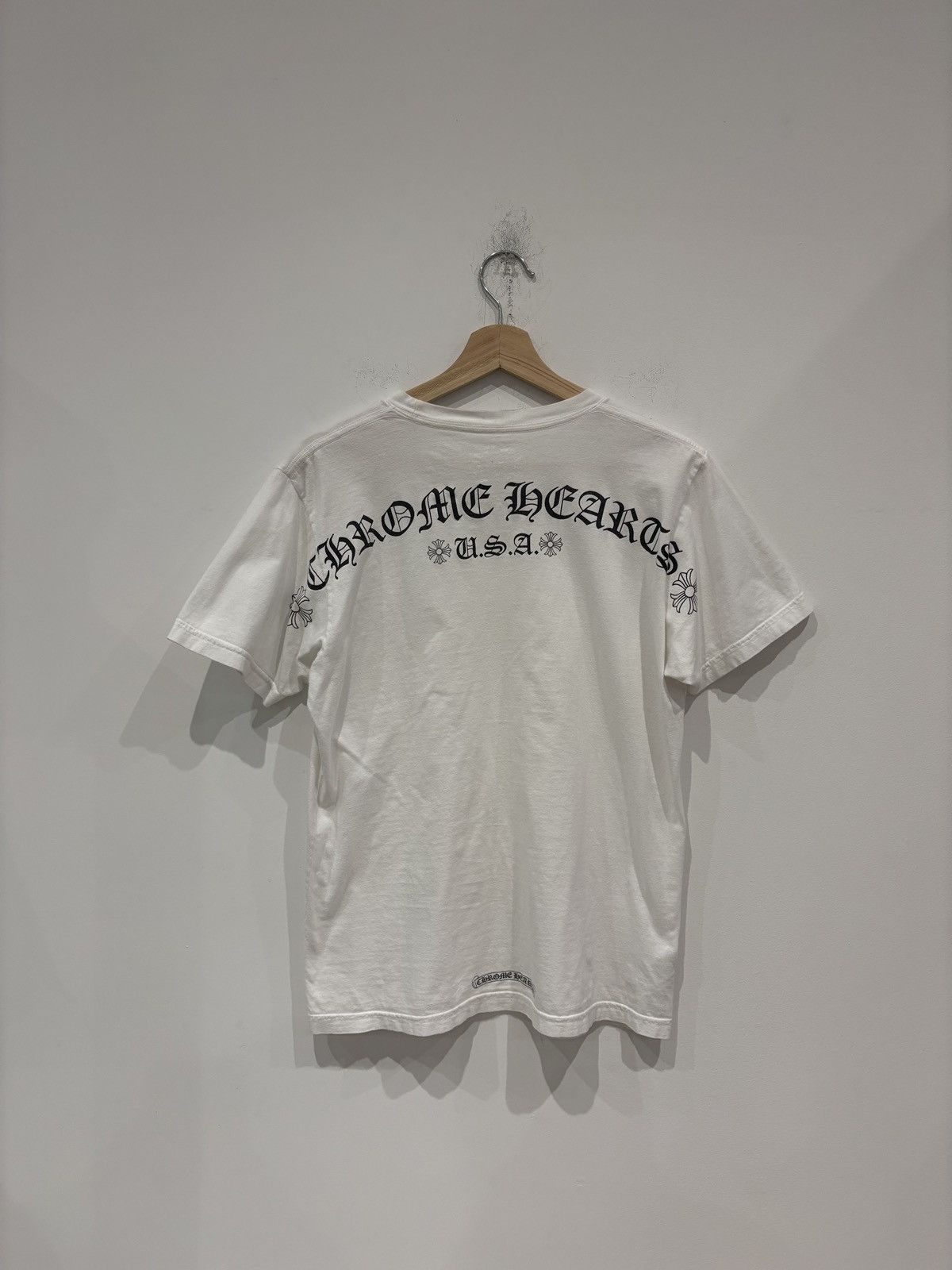 Chrome Hearts Chrome Hearts USA Scroll Shirt White Size: M Size US M / EU 48-50 / 2 - 3 Thumbnail