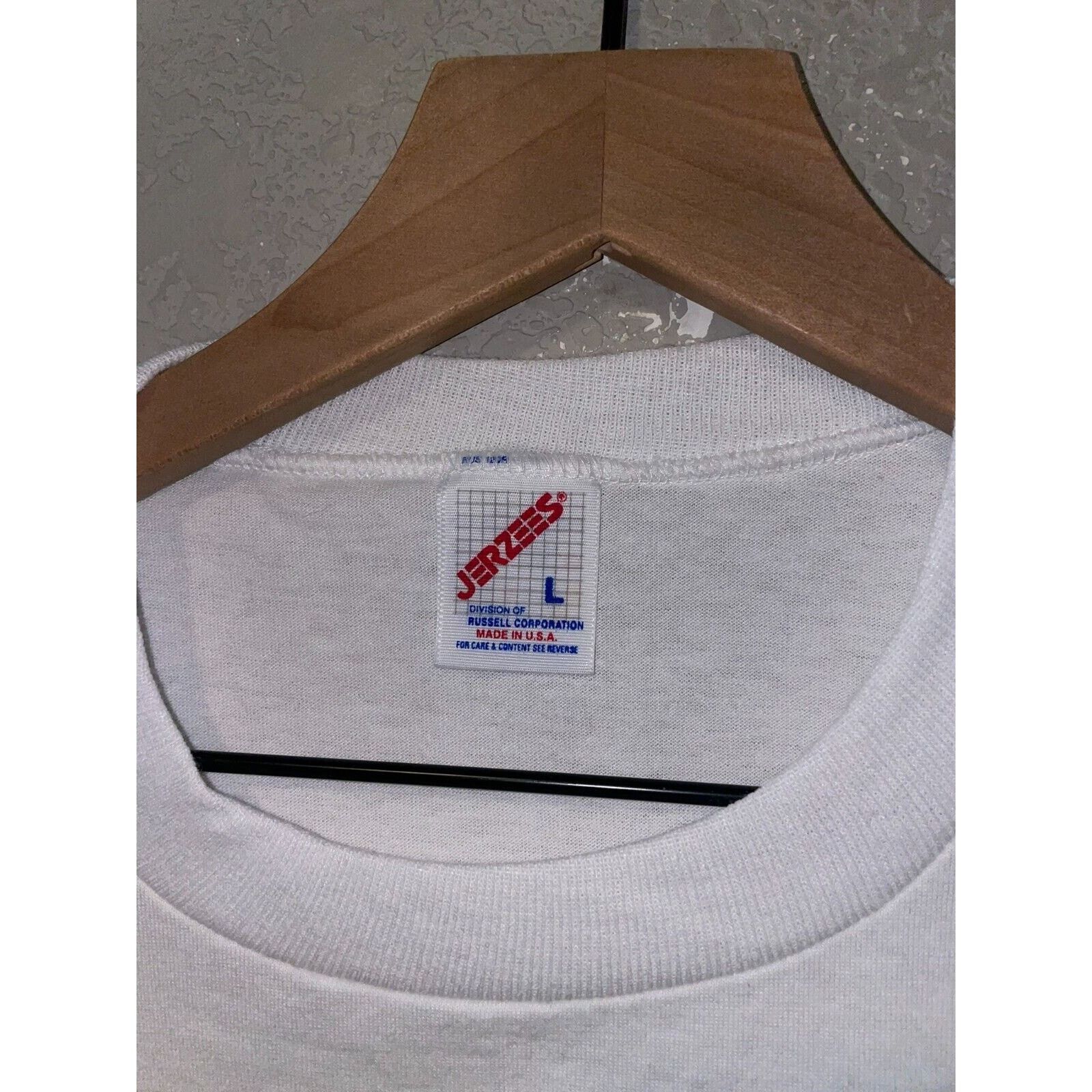 Jerzees Vintage July 4th Shirt Fireworks USA America Graphic Tee 90s Size US L / EU 52-54 / 3 - 10 Thumbnail