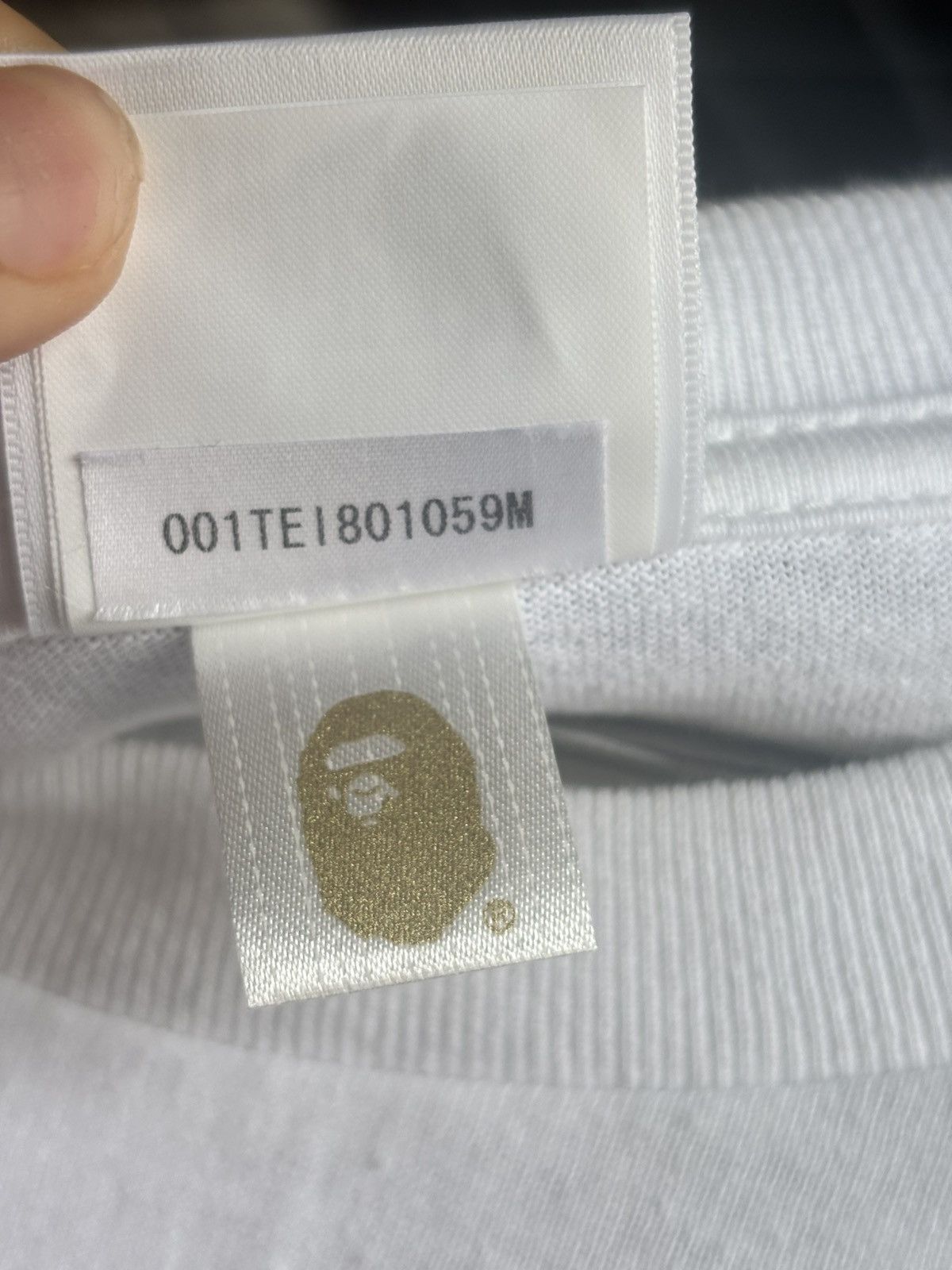 Bape BAPE BACKSTREET TEE WHITE SIZE XL Size US XL / EU 56 / 4 - 8 Thumbnail