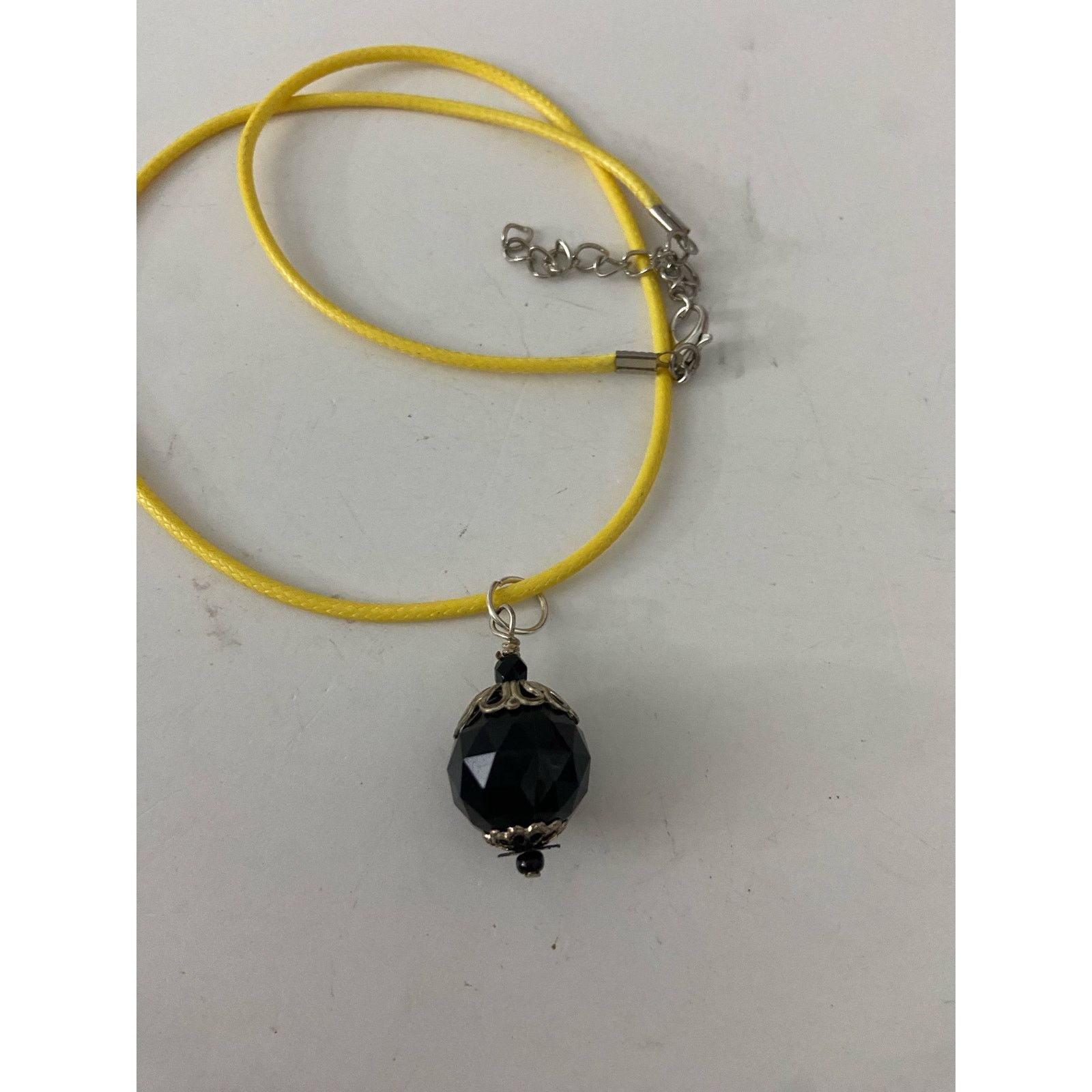 Handmade black dome pendant necklace Size ONE SIZE - 4 Thumbnail