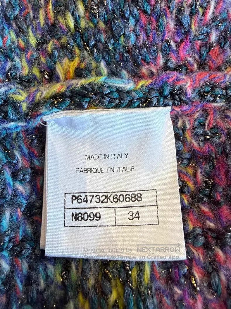 Chanel Chanel Rainbow-coloured knitted vest Size XXS / US 00 / IT 34 - 4 Thumbnail