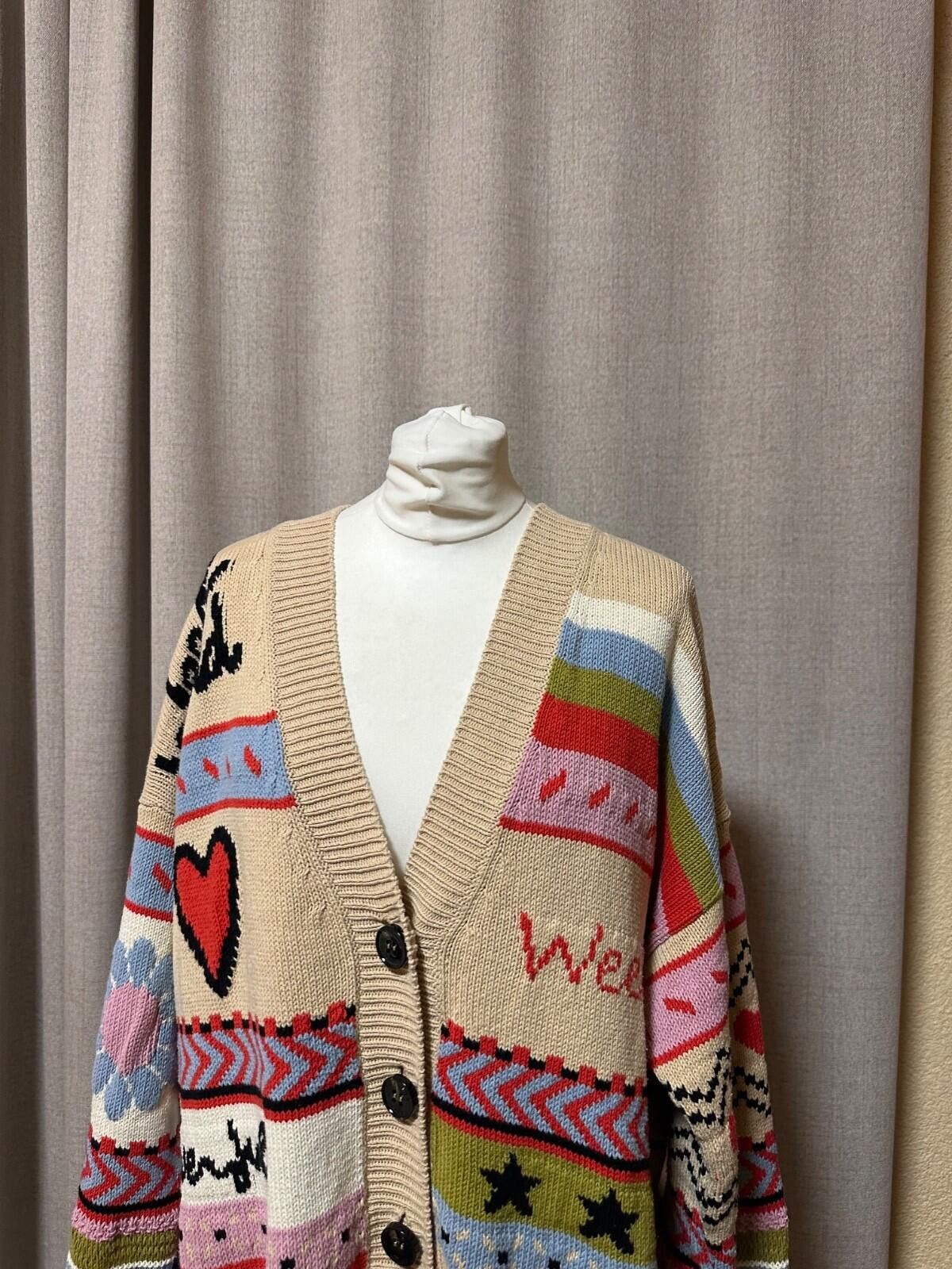 Other Cardigan Weekend Max Mara ALCAZAR Beige Sz L Size L / US 10 / IT 46 - 2 Thumbnail