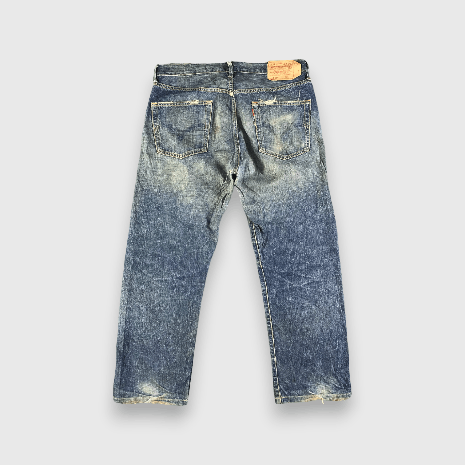 Levi's Vintage Blue Wash Levis 501 Jeans-J3561 Size US 35 - 2 Thumbnail
