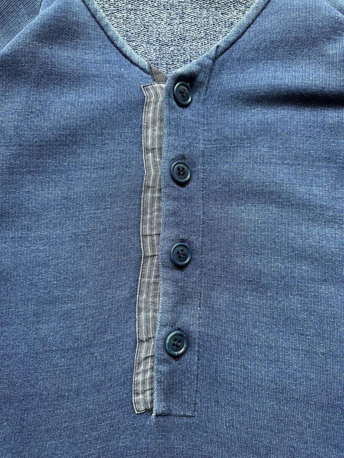 Blue Blue Japan 2000's BLUE BLUE Arigato indigo dyed sweater Size US L / EU 52-54 / 3 - 13 Thumbnail