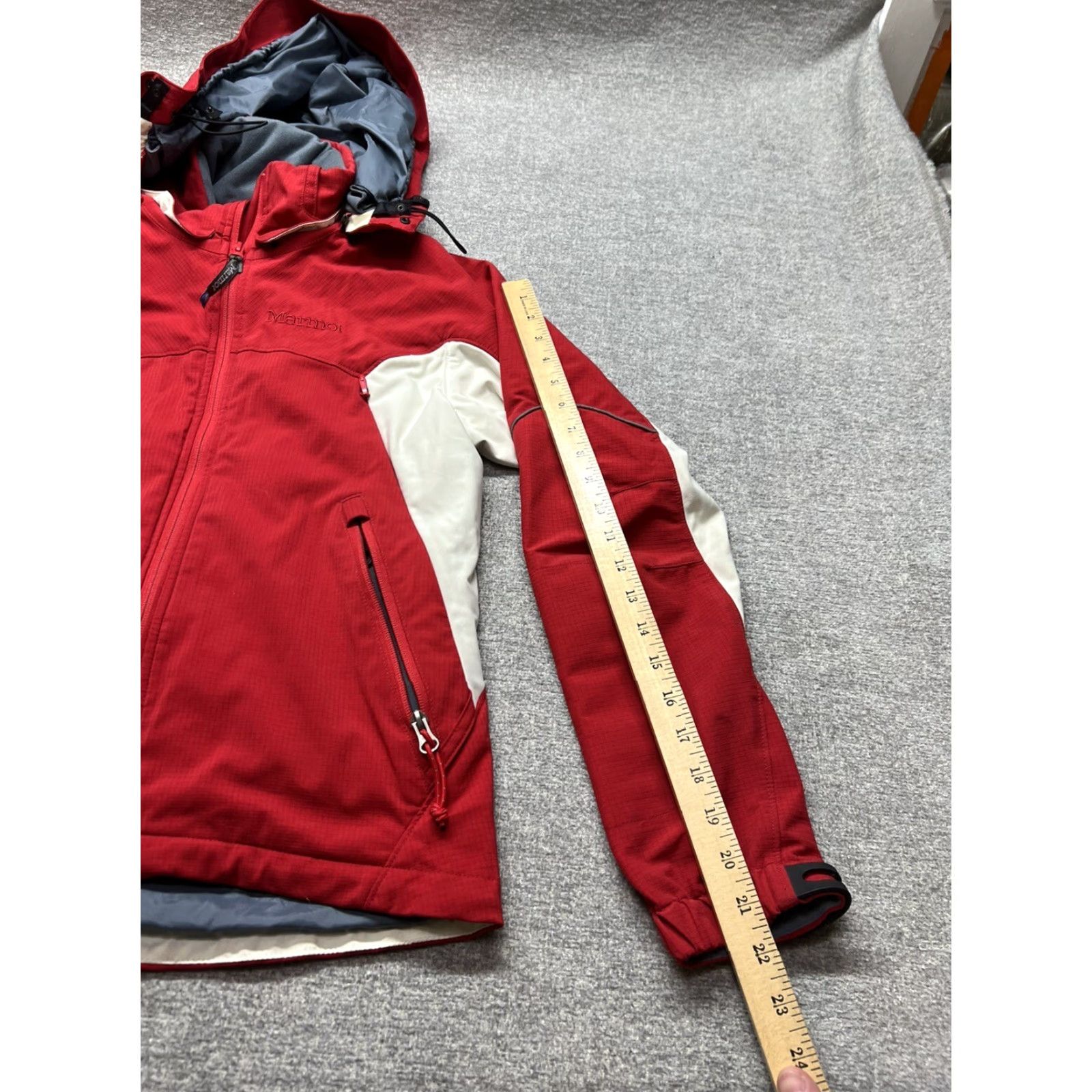 Marmot Marmot Windbreaker Jacket Womens Small Hooded Full Zip Nylon Blue Outdoor Size S / US 4 / IT 40 - 4 Thumbnail