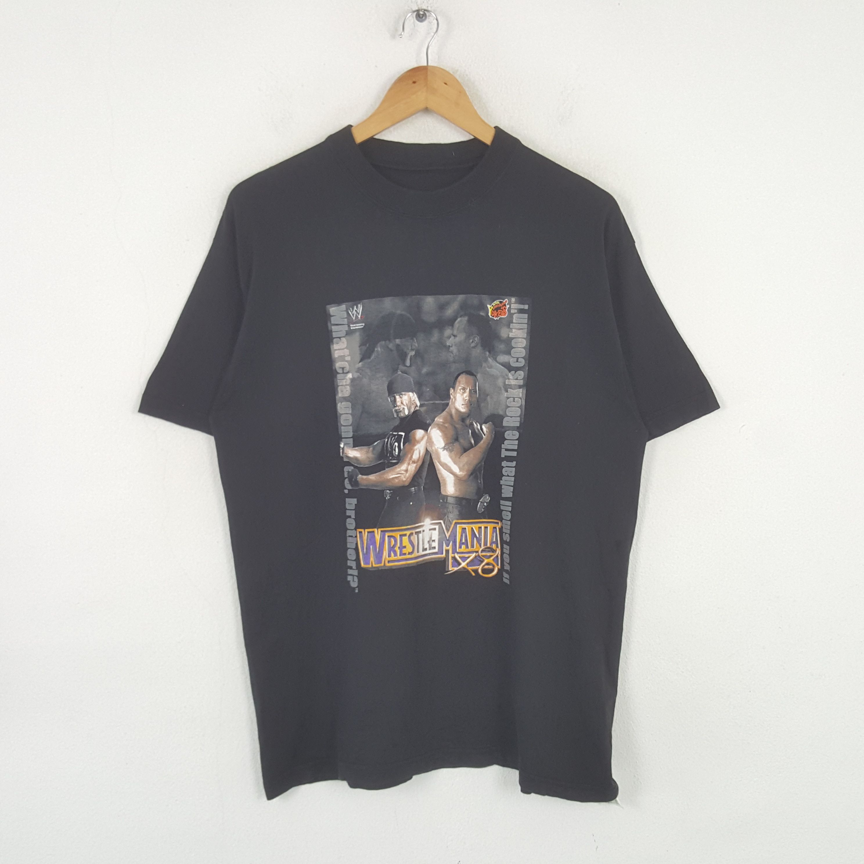 Vintage Vintage Wrestle Mania WWE Wrestling Tshirt C294N20 Size US M / EU 48-50 / 2 - 1 Thumbnail