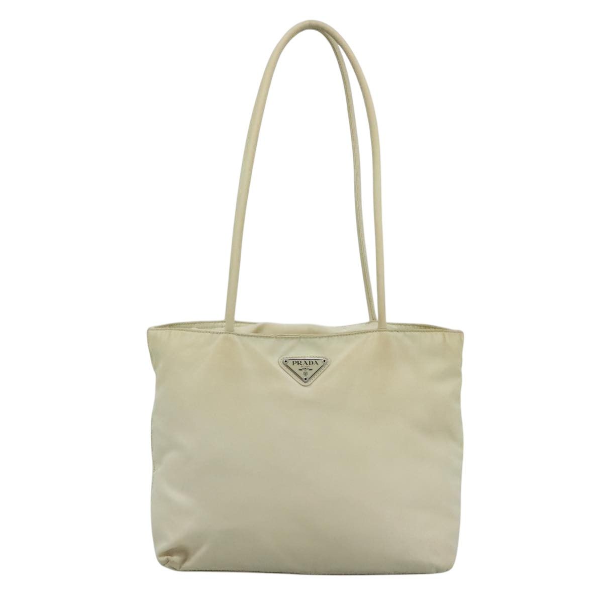 Prada Re-Nylon Beige Synthetic Tote Bag (Pre-Owned) Size ONE SIZE - 1 Thumbnail
