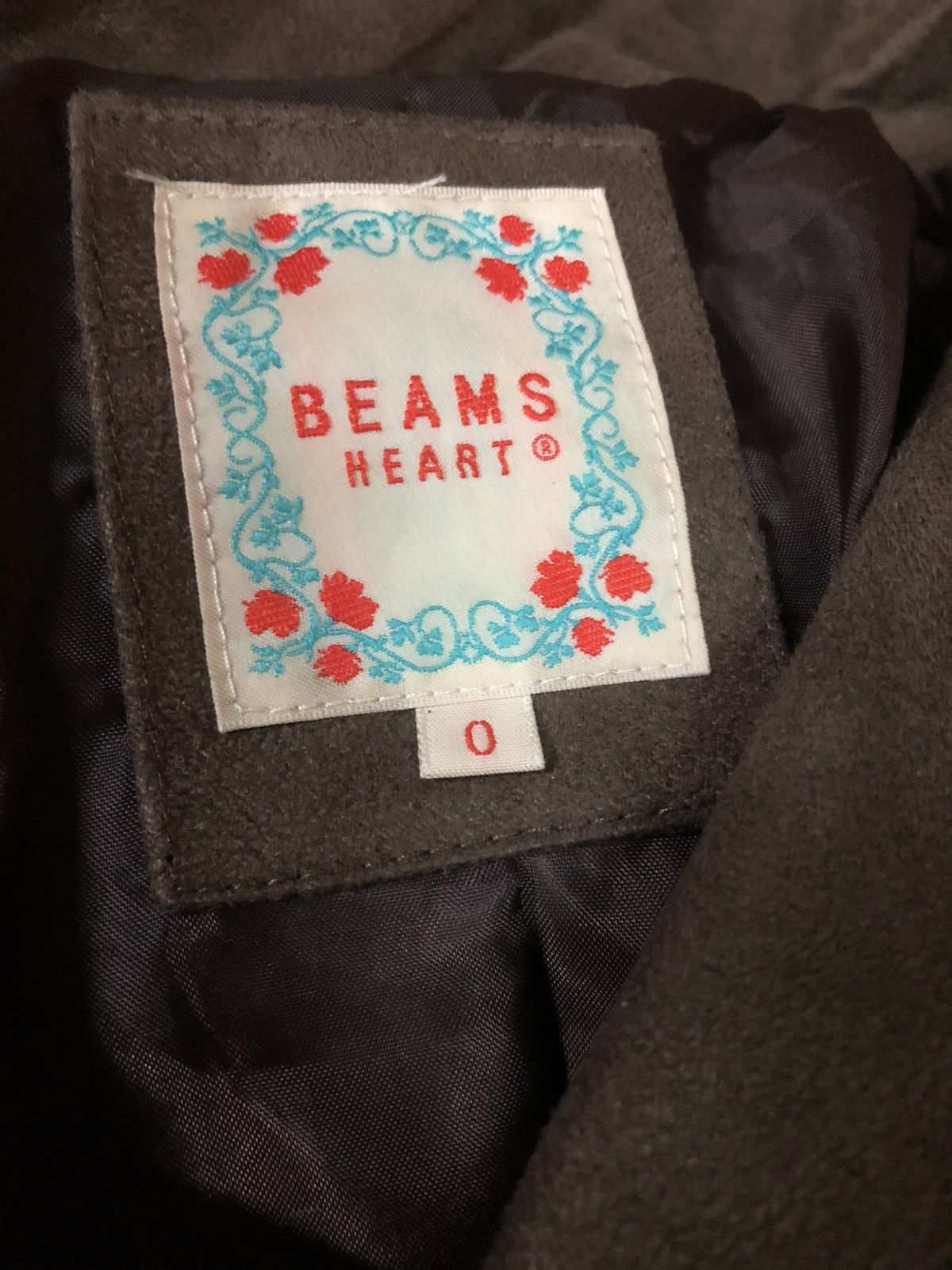 Beams Plus Beams Heart Biker Punk Double Collar Mole Skin Jacket Size S / US 4 / IT 40 - 3 Thumbnail