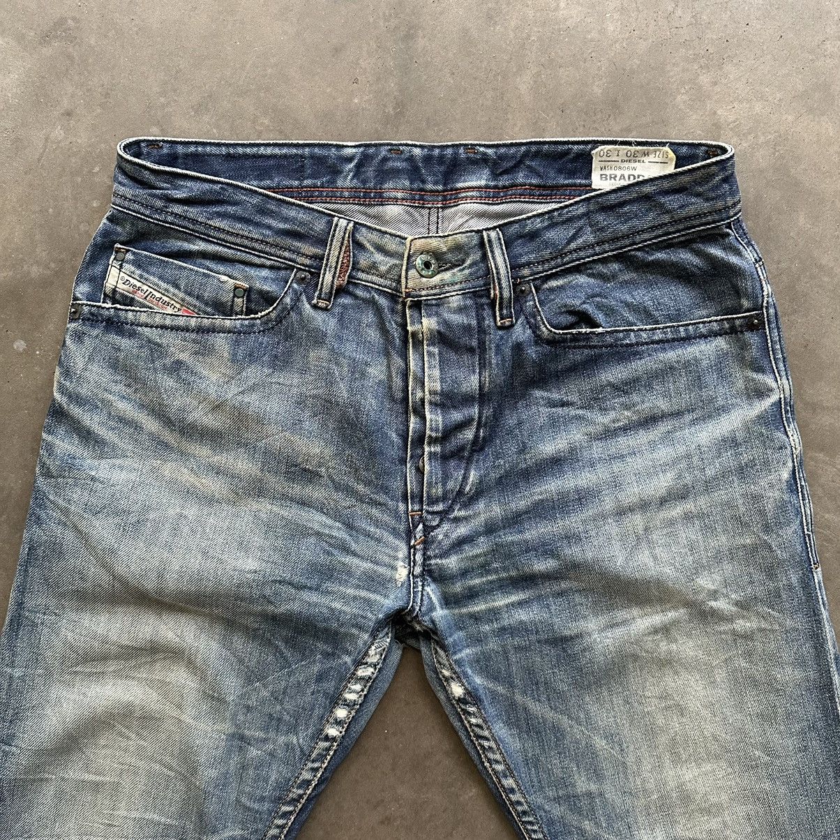 Japanese Brand W32 🔥 Vintage Diesel Sick Faded Distressed Denim Jean Pant Size US 32 / EU 48 - 3 Thumbnail