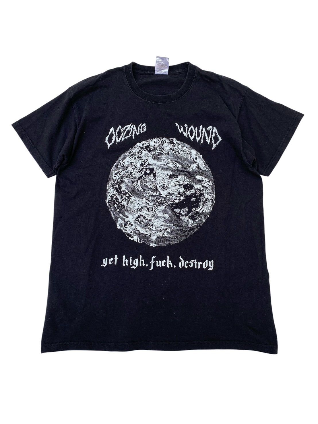 Band Tees × Vintage Oozing Wound Band Tee Size US L / EU 52-54 / 3 - 1 Thumbnail