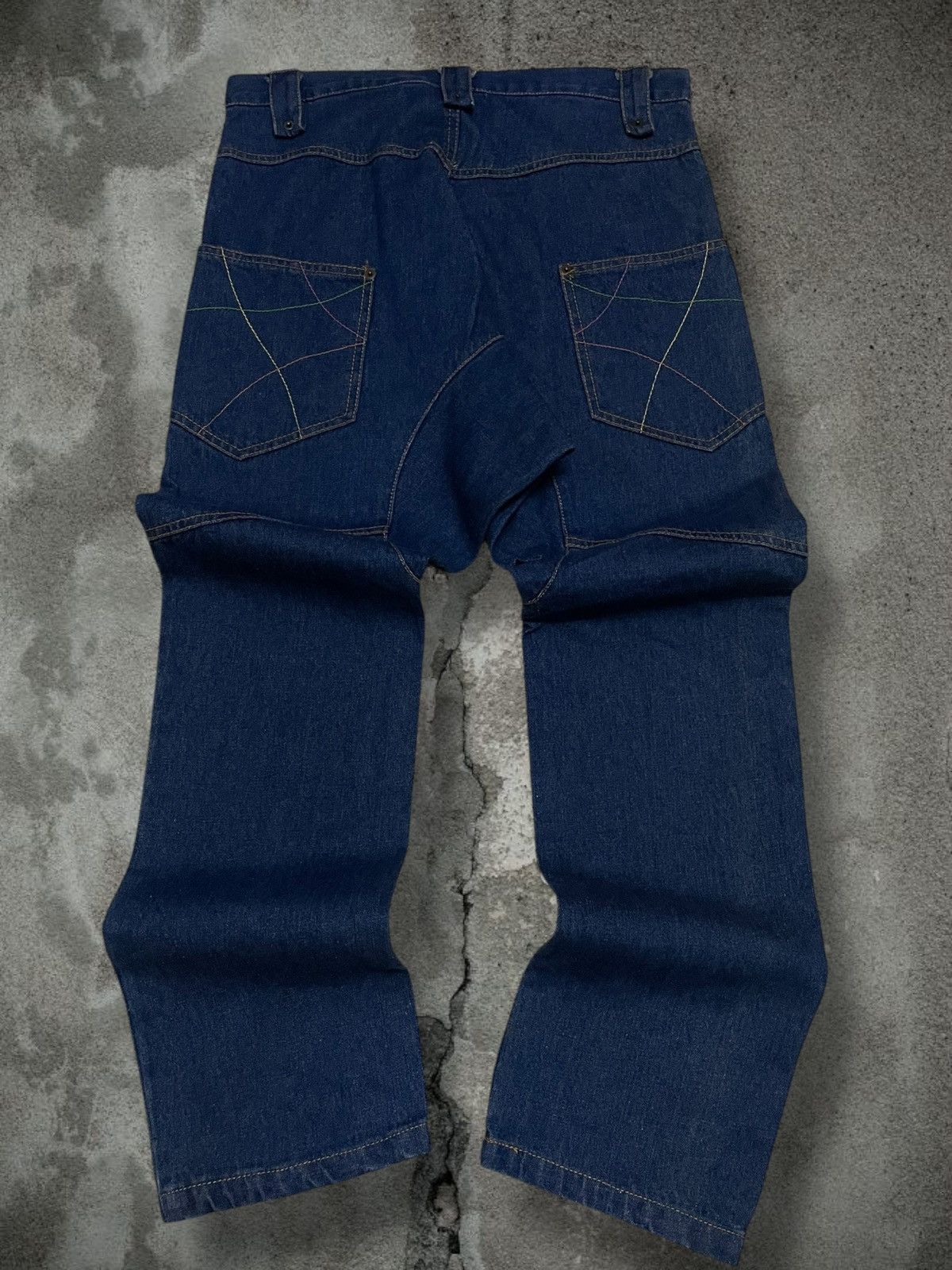Hysteric Glamour Vintage 1990s Rare Japan Designer Speed Orange Denim Size US 31 - 7 Thumbnail