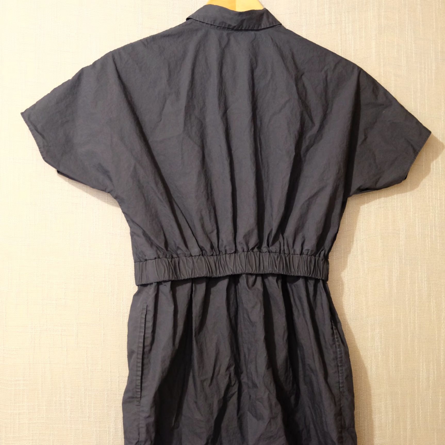 Cos COS Shirt Dress Short Sleeve Black Slits w/Pockets Lightweight Women's 2 Size XS / US 0-2 / IT 36-38 - 5 Thumbnail