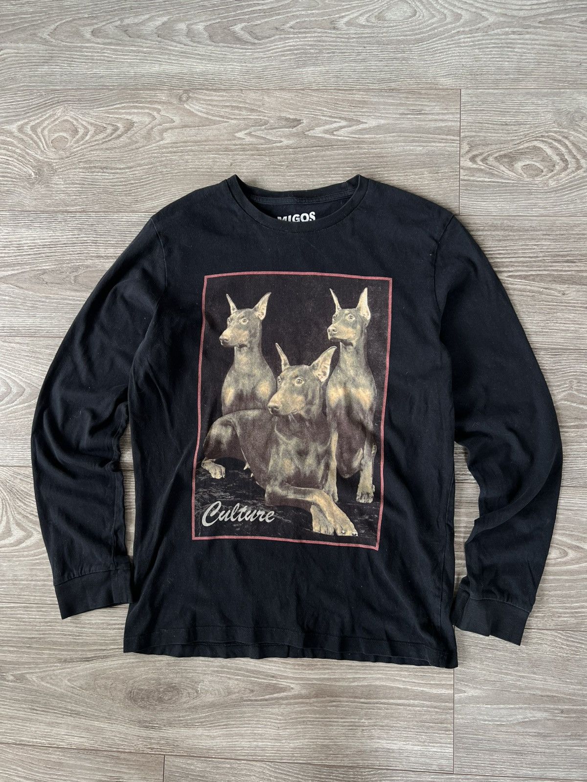 Migos × Rap Tees Migos Dobermans Dogs Culture Official Long Sleeve Tee Size US M / EU 48-50 / 2 - 3 Thumbnail