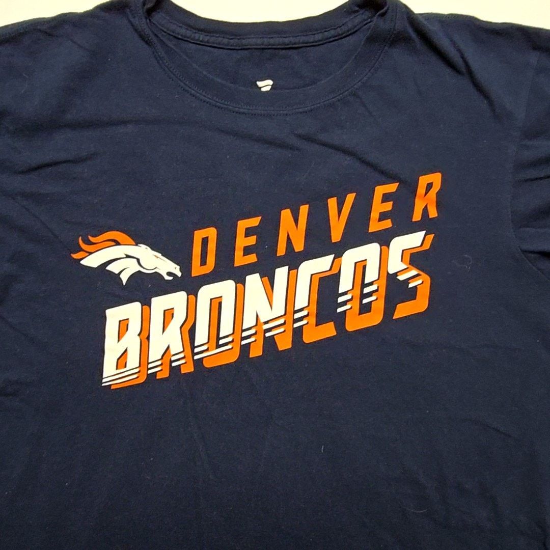 NFL Denver Broncos Fanatics T-Shirt Graphic Logo Blue L NFL Tee Size US L / EU 52-54 / 3 - 2 Thumbnail