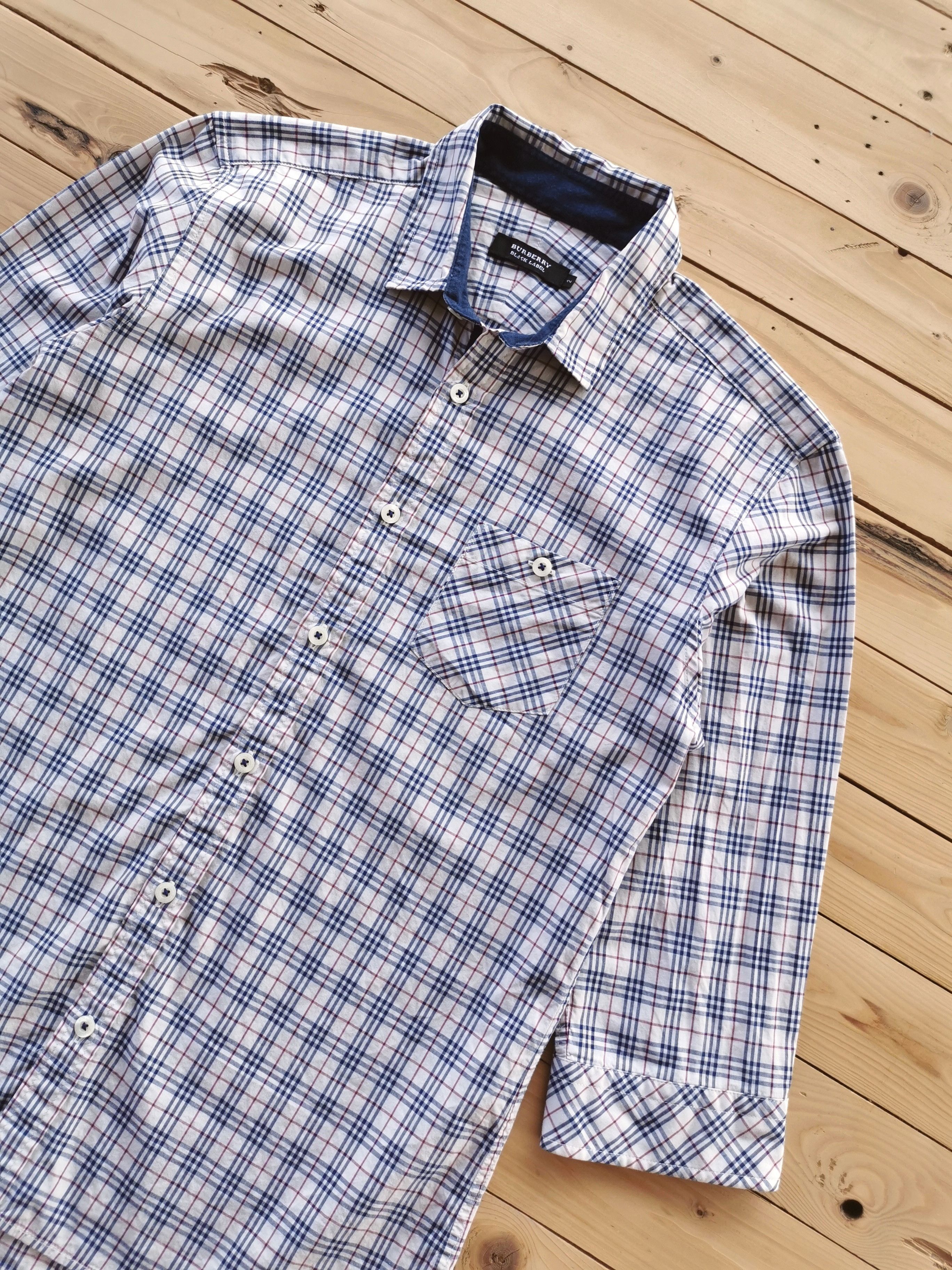 Burberry Burberry Nova Check Raglan Button Up Shirts Size US M / EU 48-50 / 2 - 3 Thumbnail