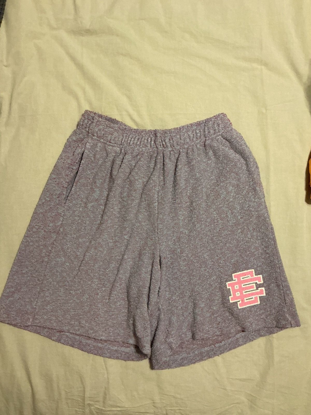 Eric Emanuel Eric Emanuel Boucle Shorts. Pink/light blue. Pink EE. Medium Size US 32 / EU 48 - 1 Thumbnail