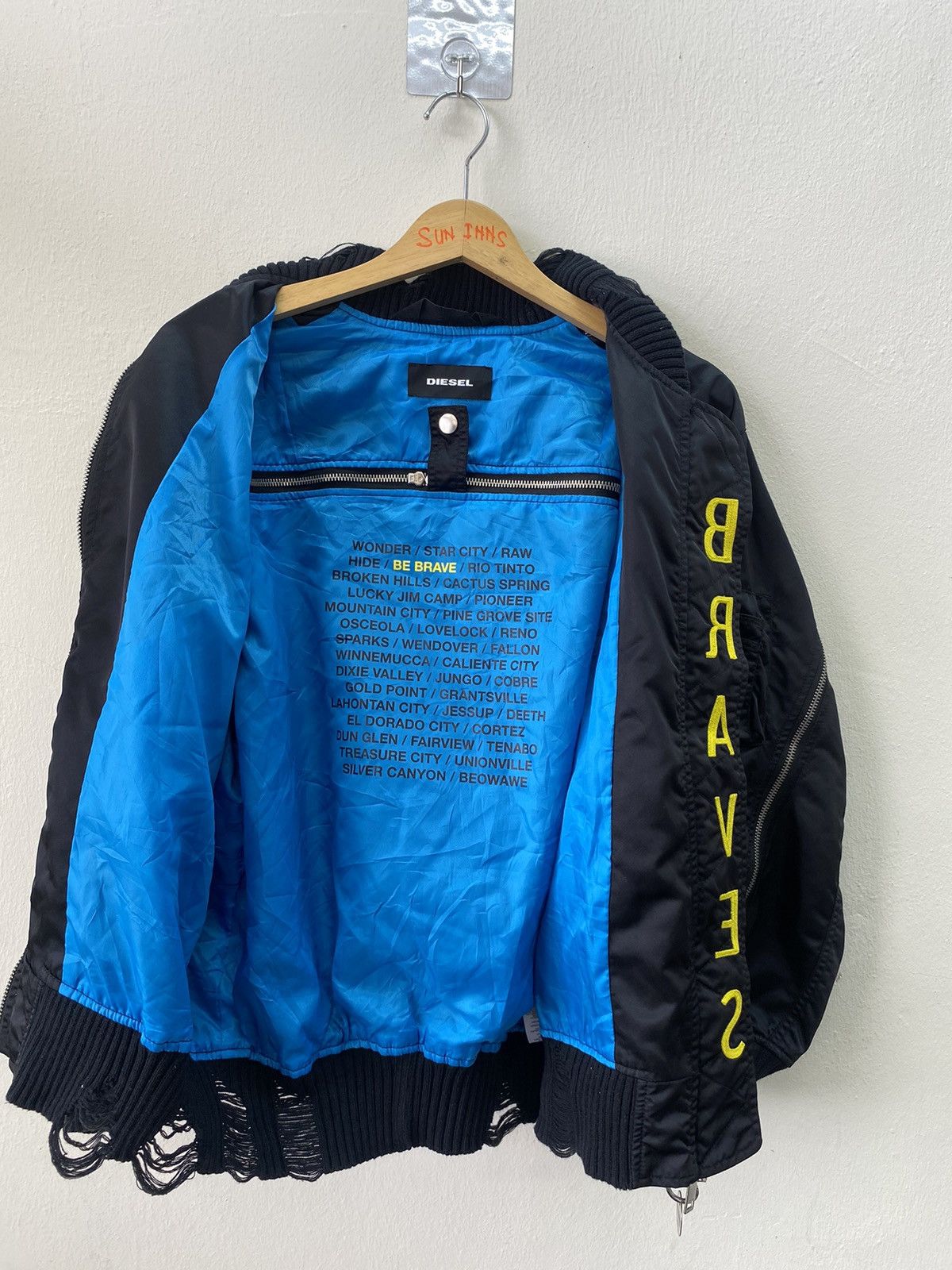 Diesel Diesel Braves Star City Bomber Jacket Size US L / EU 52-54 / 3 - 9 Thumbnail