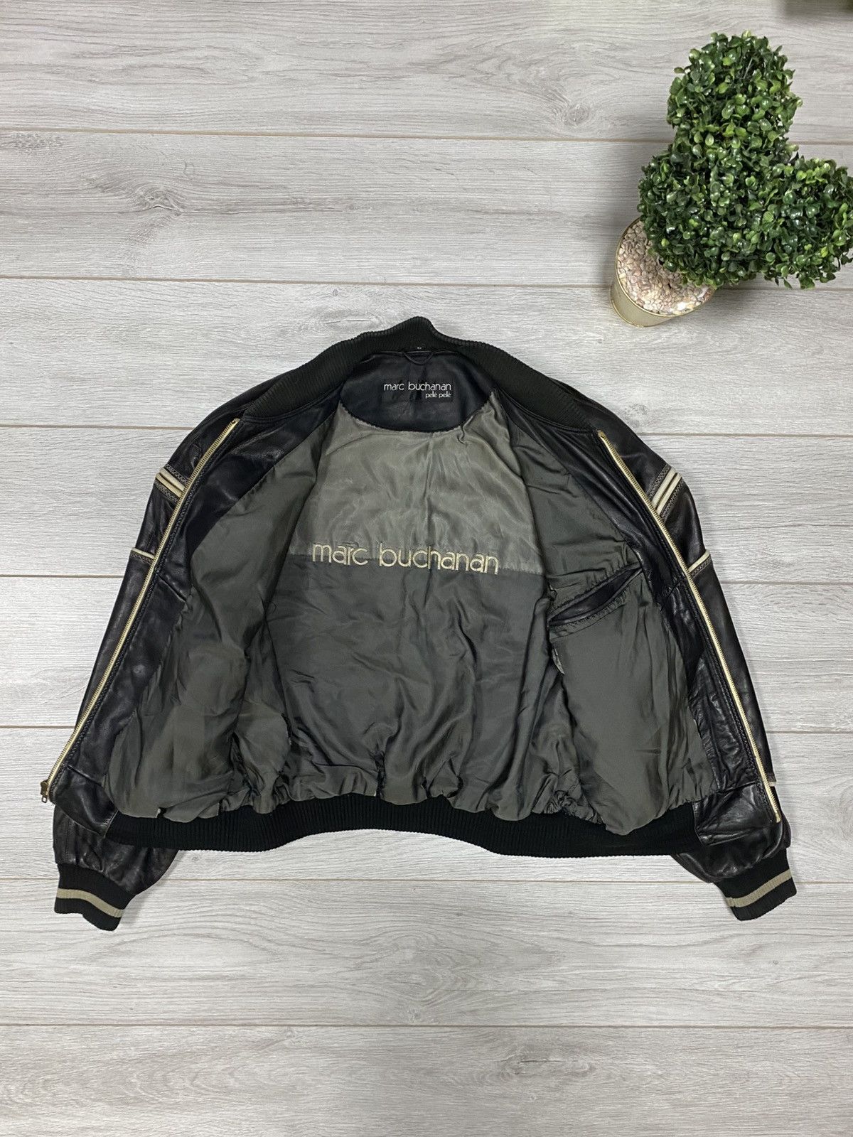 Pelle Pelle Pelle Pelle 🔥SODA 2in1 vest vintage hood leather bomber Marc Size US XL / EU 56 / 4 - 9 Thumbnail