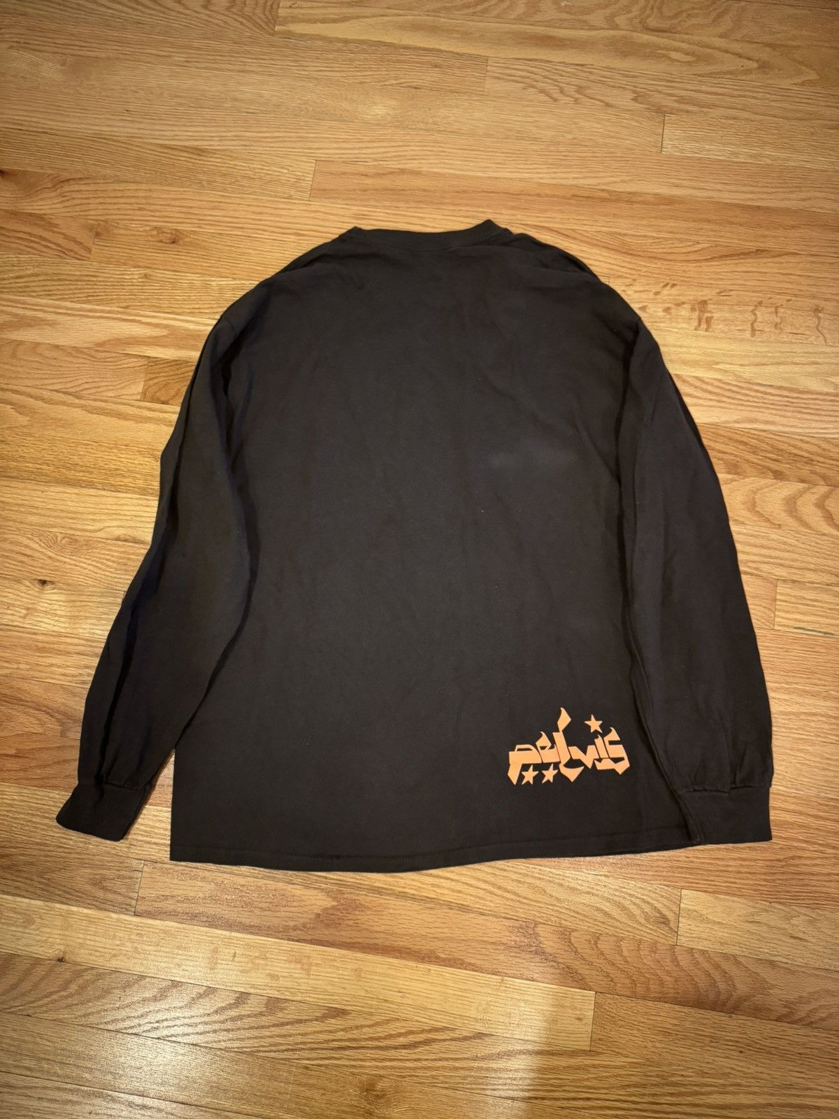 Pelvis PELVIS - ANARCHY LONG SLEEVE TEE - BROWN / XL Size US XL / EU 56 / 4 - 2 Thumbnail