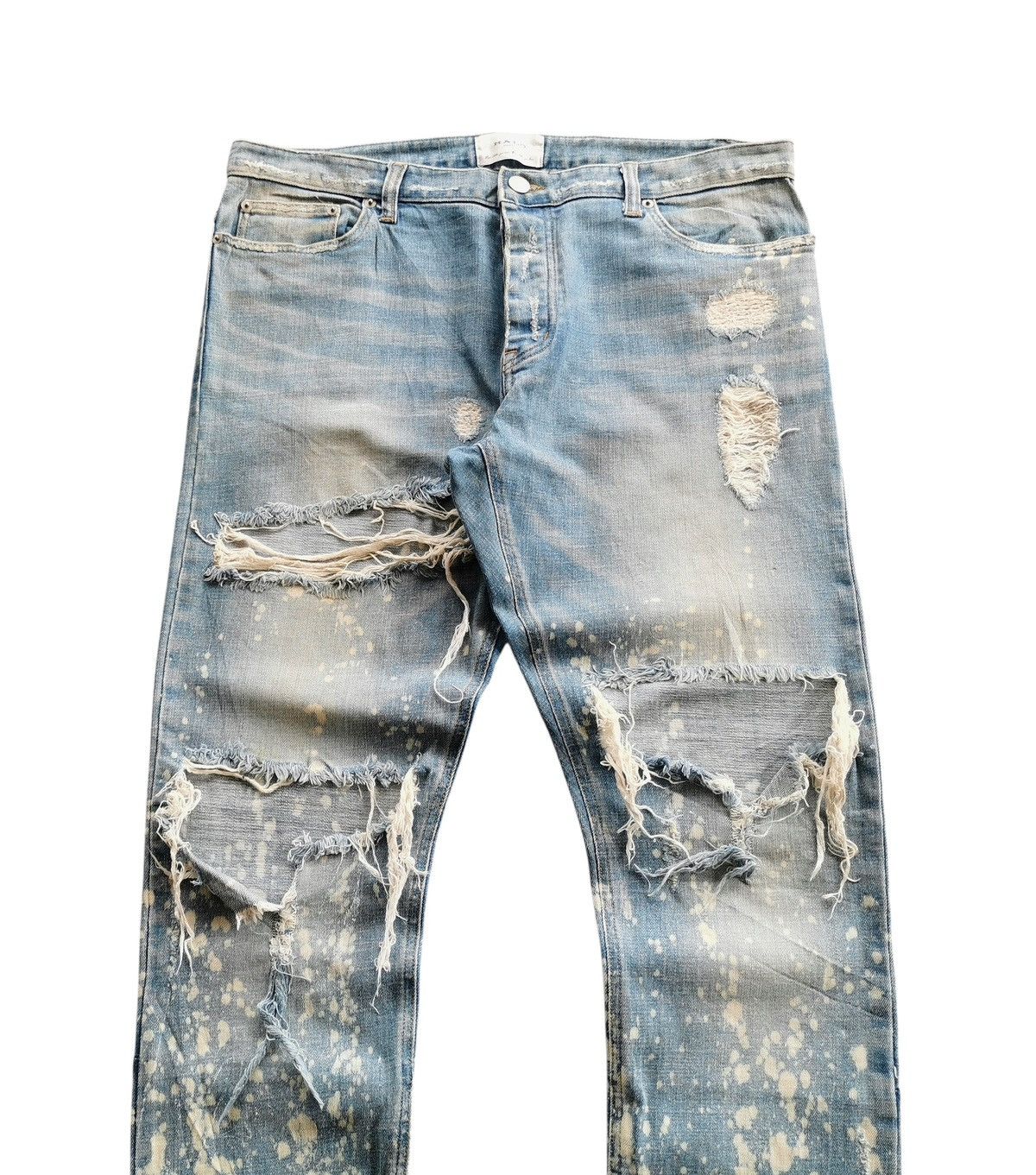 Halo Halo Thrashed Kpop Jeans Lookalike Amiri Jeans Size US 36 / EU 52 - 3 Thumbnail