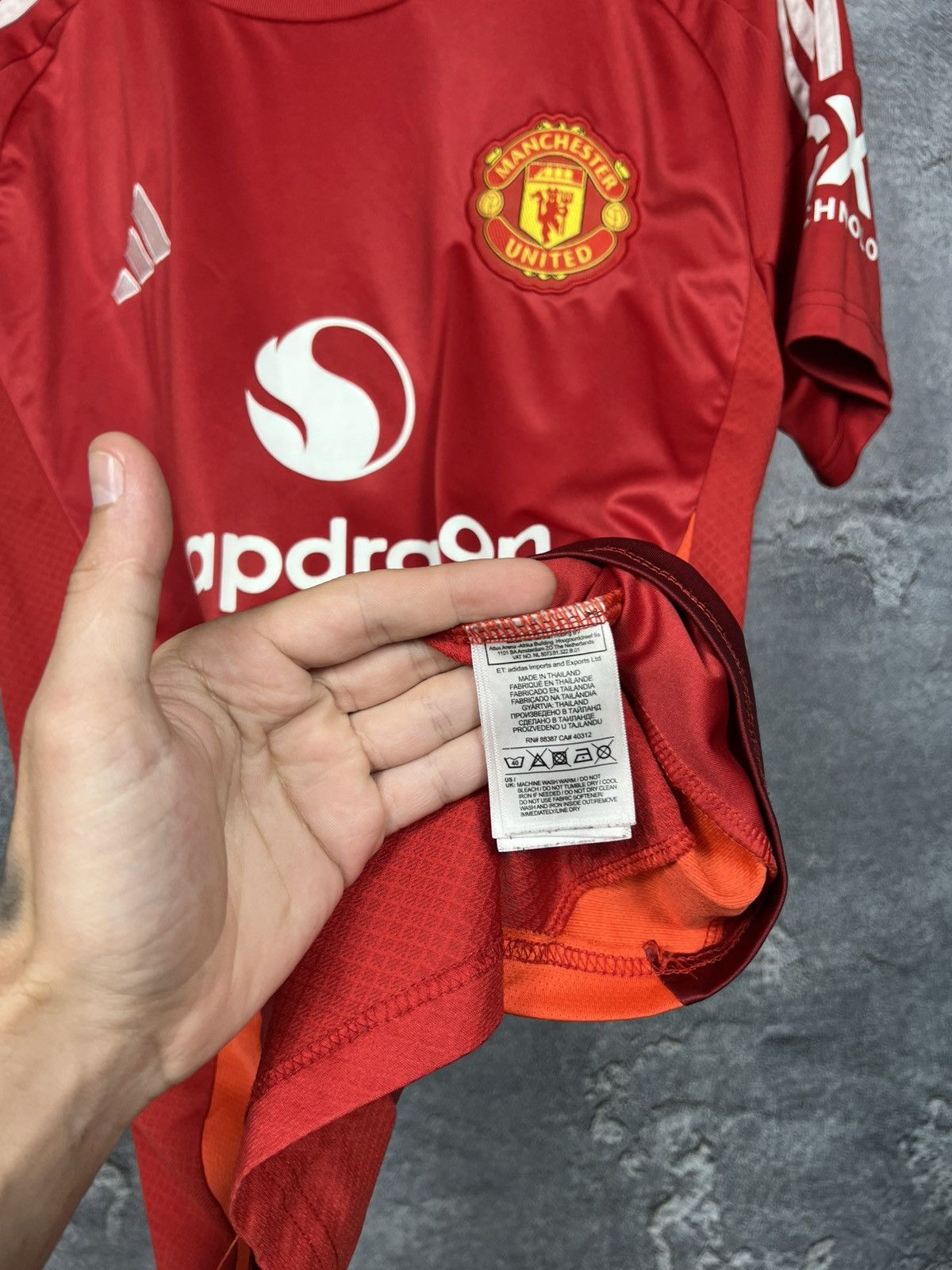 Adidas Adidas Manchester United 2024/25 Snapdragon Jersey Size M Size US M / EU 48-50 / 2 - 6 Thumbnail