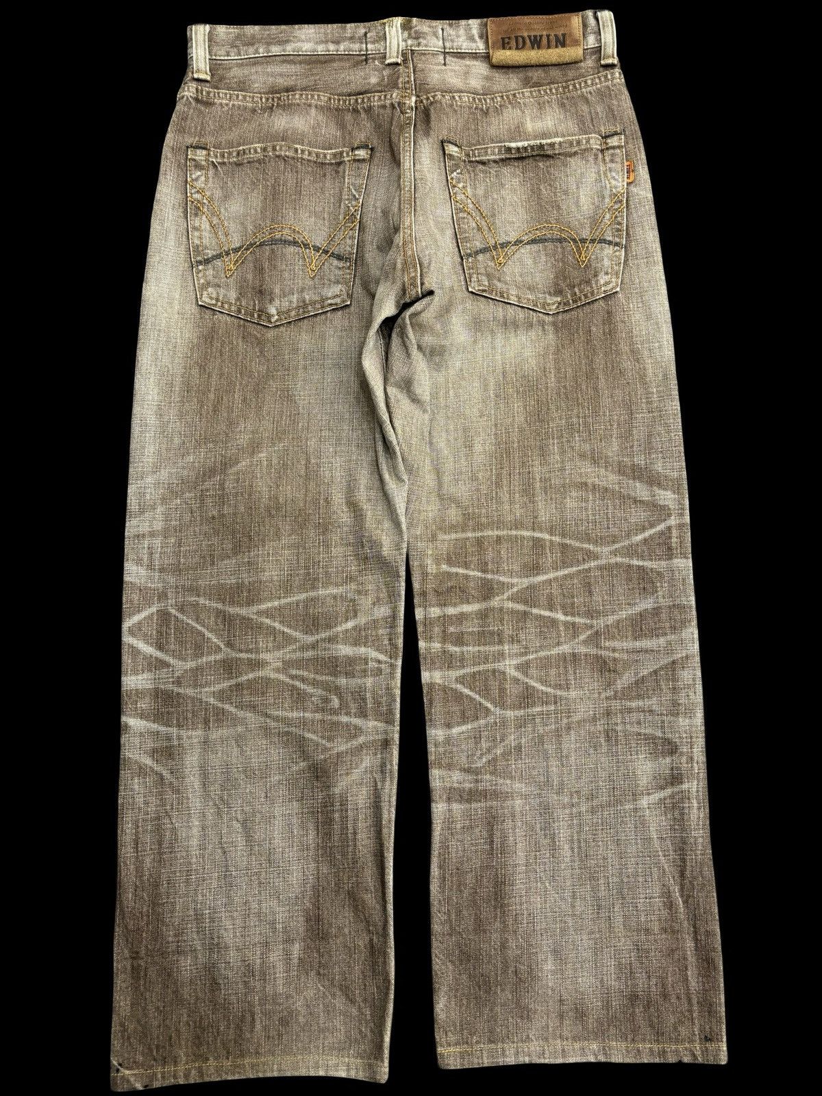 Edwin 💥Baggy💥Vintage Edwin Selvedge Sick Fades Denim F525 Size US 34 / EU 50 - 2 Thumbnail