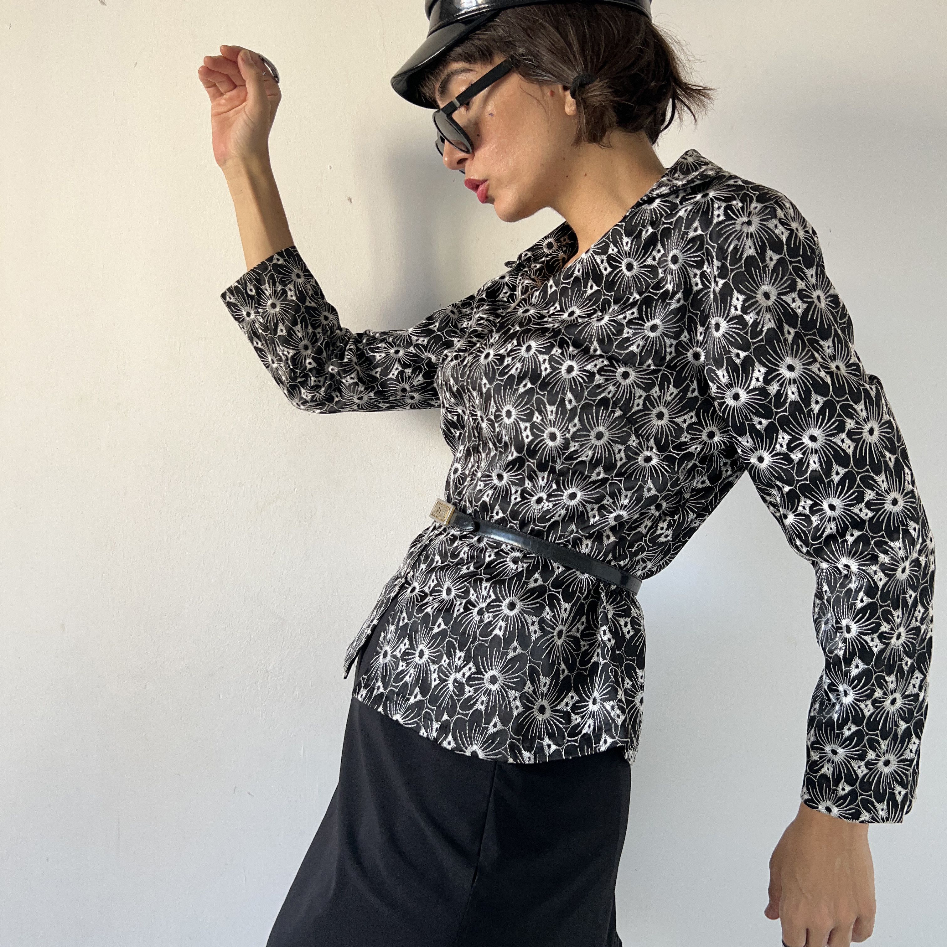 Vintage Vintage y2k embroidered flower zipper jacket Size M / US 6-8 / IT 42-44 - 5 Thumbnail