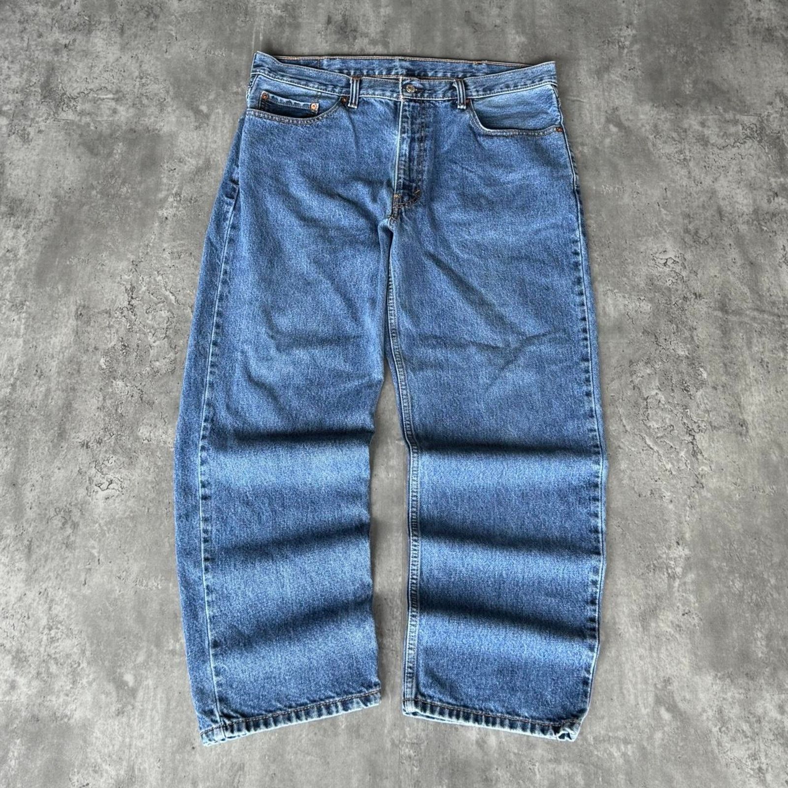 Levi's × Levi's Vintage Clothing × Vintage Vintage Y2K Levi’s 550 Baggy Skater Grunge Cyber Denim Jeans Size US 38 / EU 54 - 2 Thumbnail