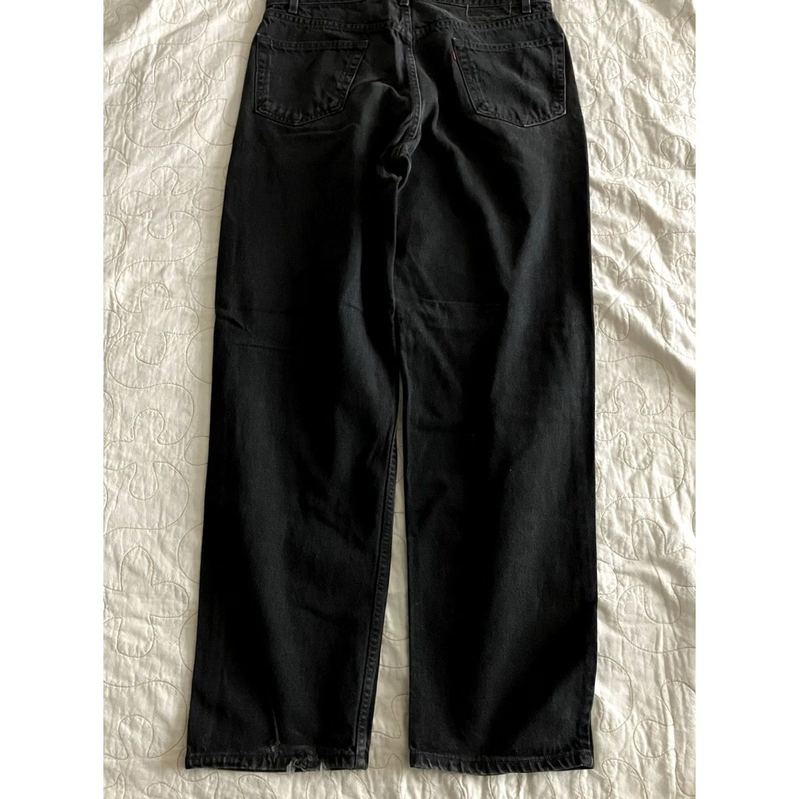 Levi's Levi's 550 Jeans Men Black 36x32 Relaxed Fit Denim Pants Y2K 90s Size US 36 / EU 52 - 6 Thumbnail