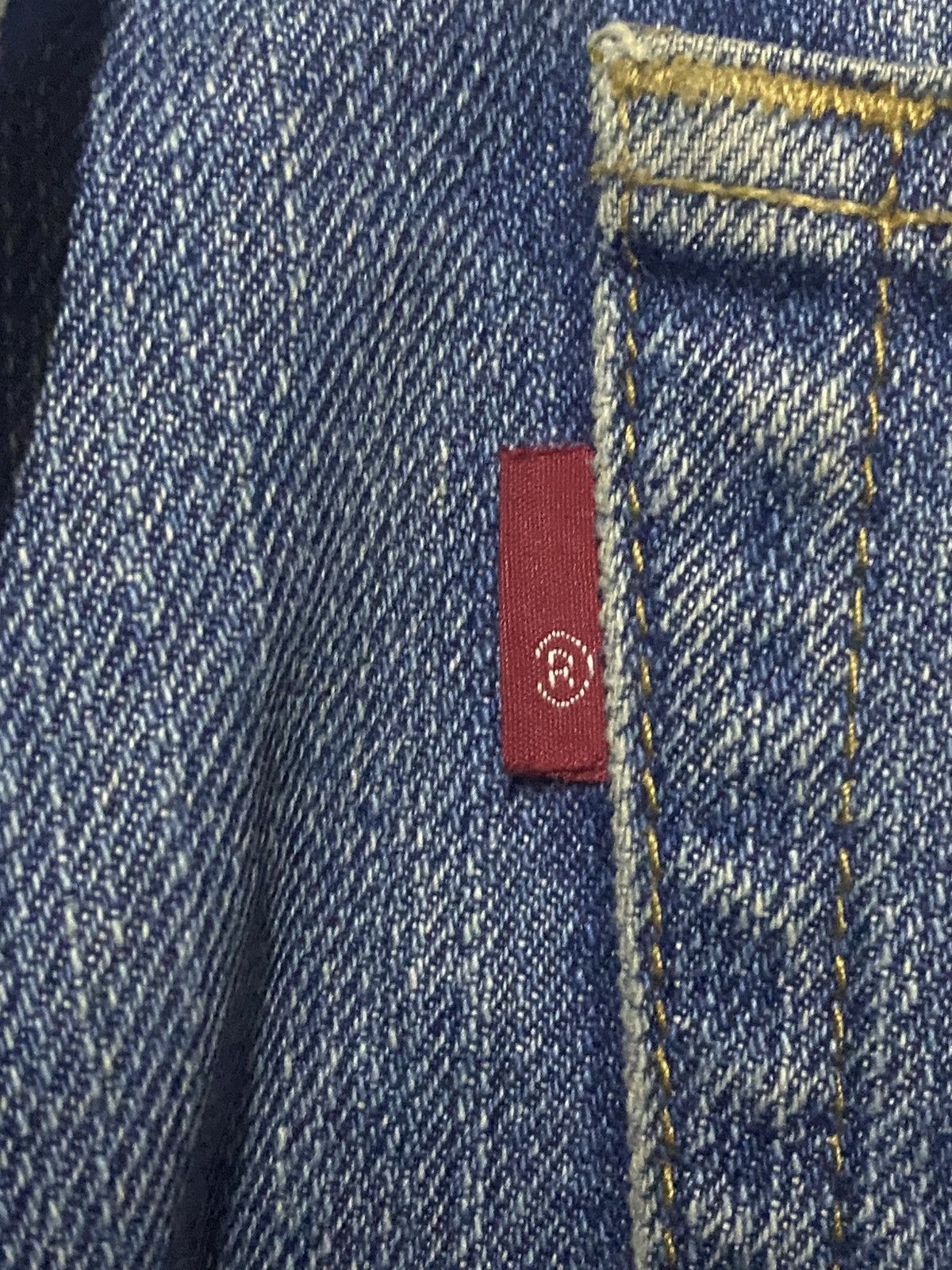 Undercover × Uniqlo Vintage Warehouse & co Mud Wash Distressed Loose Jeans Size US 33 - 13 Thumbnail
