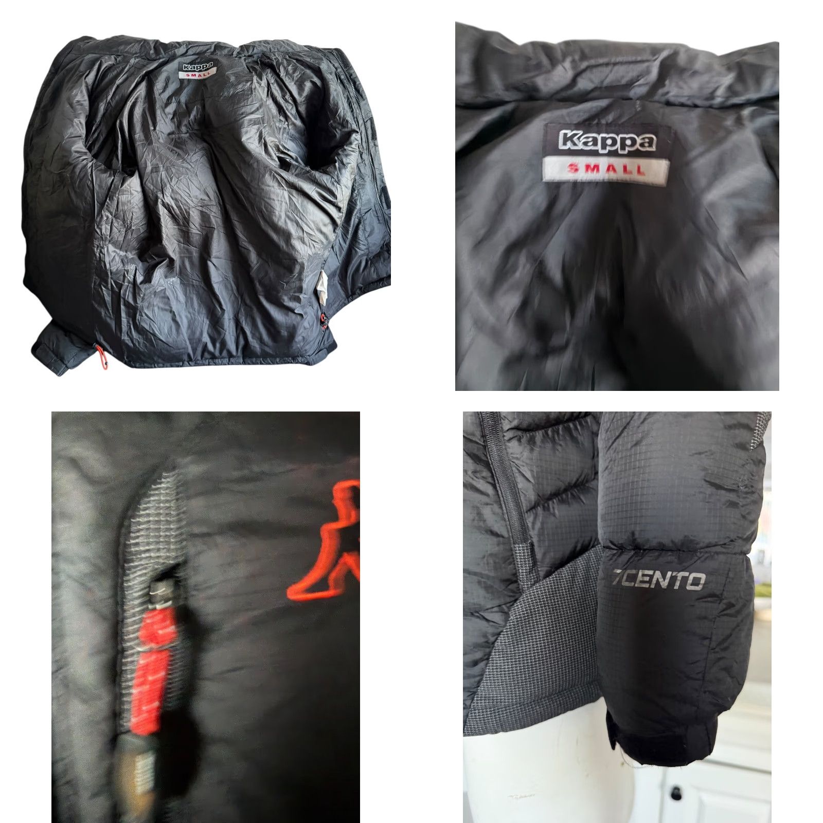 Kappa Kappa 7Cento Black Hooded Puffer Jacket – Men’s Small (S) Winter Coat, Zip, Logo, Casual, Polyester, Regular Fit Size US S / EU 44-46 / 1 - 8 Thumbnail