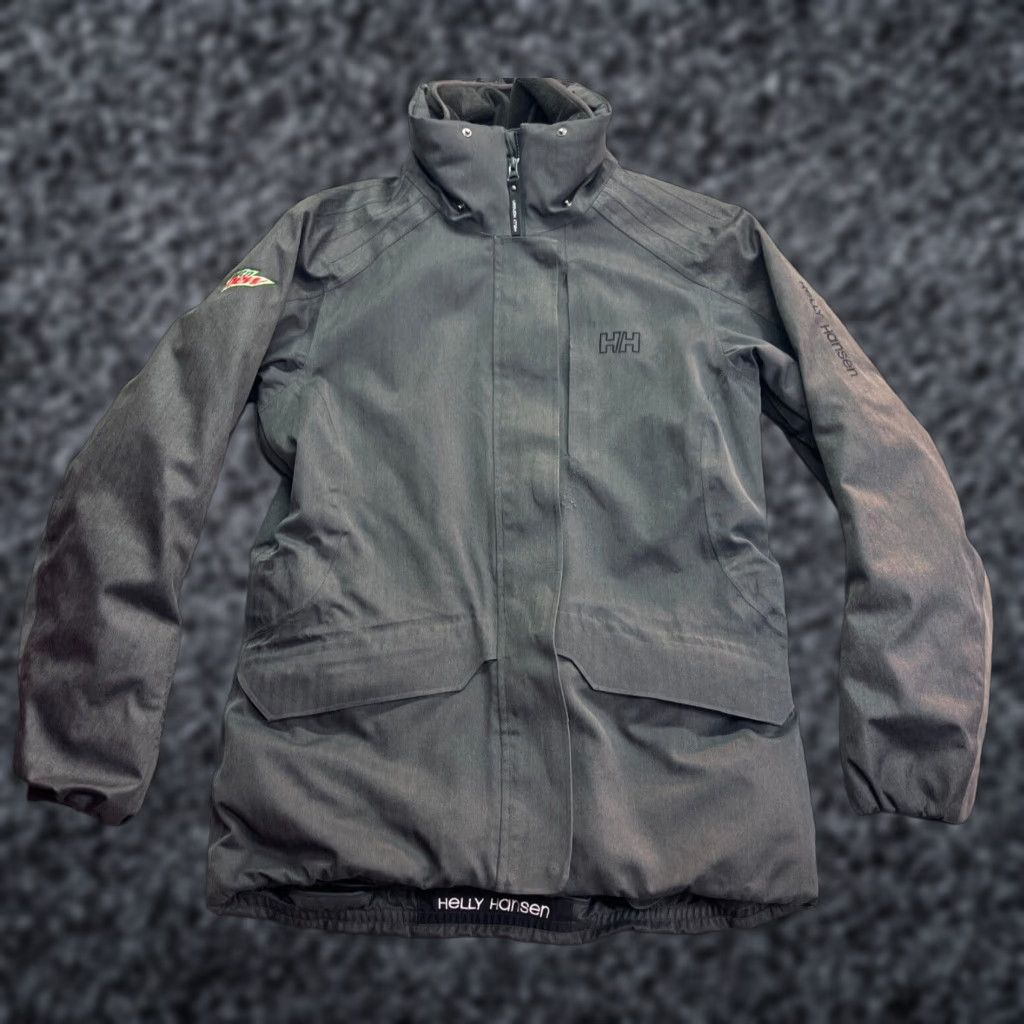 Helly Hansen Helly Hansen Jacket Mens M Black Chevron Mountain Dew Double Collar Full Zip Size US M / EU 48-50 / 2 - 1 Thumbnail