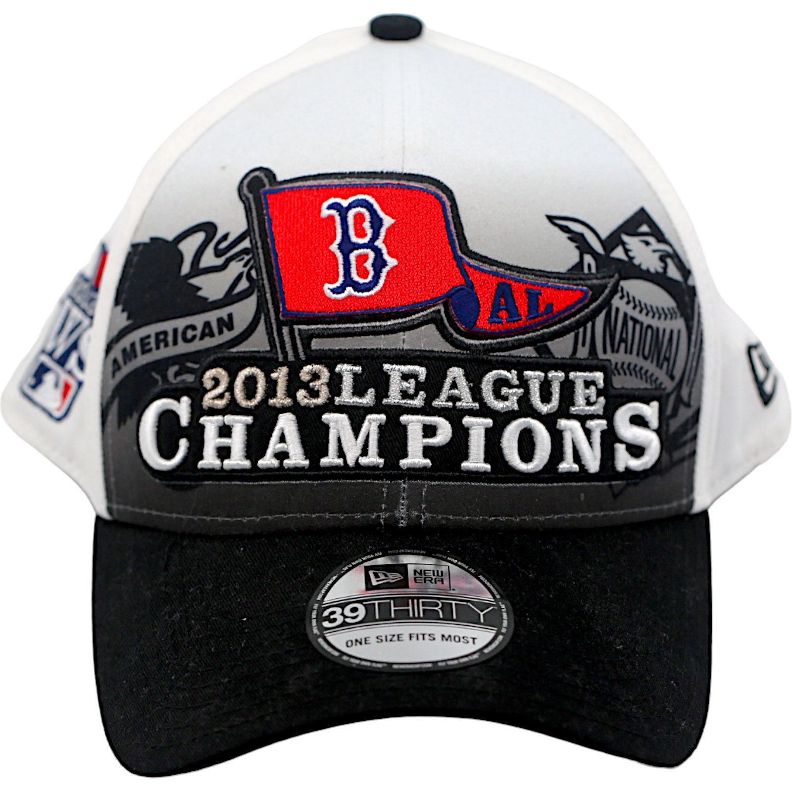 MLB × New Era Boston Red Sox 2013 ALCS Champions MLB New Era Fitted Hat Size ONE SIZE - 1 Thumbnail