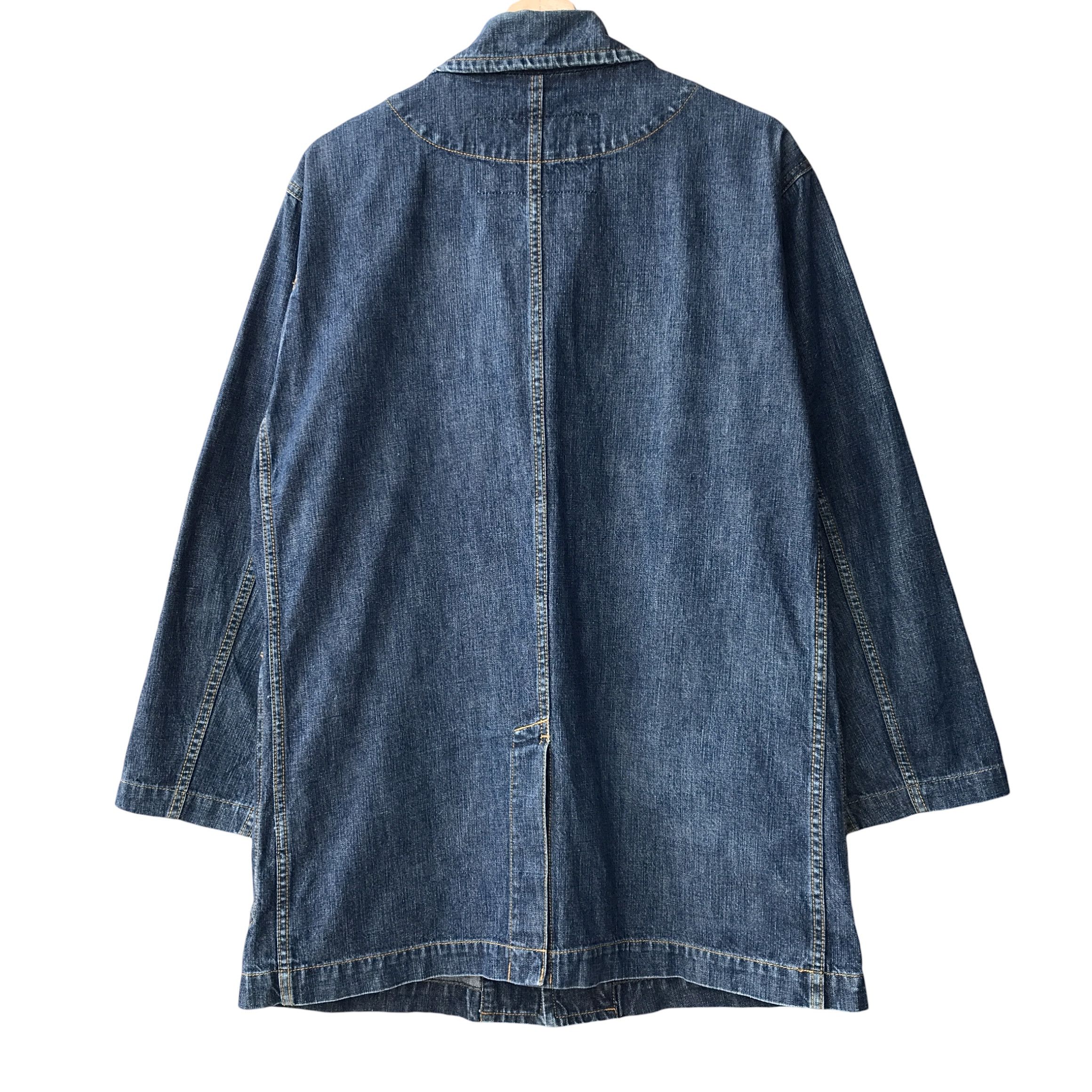 Final Home × Issey Miyake × Japanese Brand Final Home Japan Kosuke Tsumura Denim Survival Jacket Size US L / EU 52-54 / 3 - 2 Thumbnail
