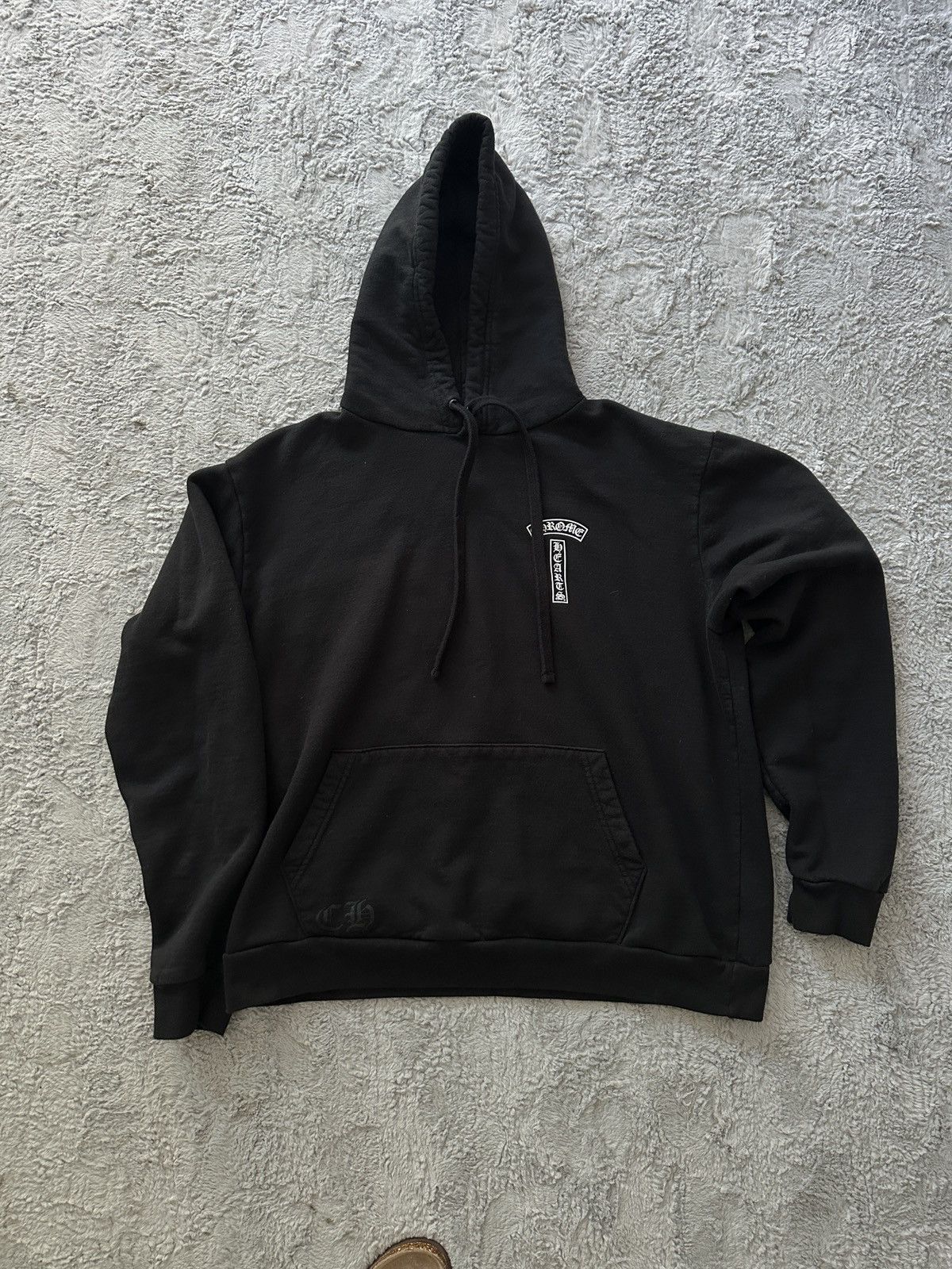 image of Chrome Hearts U.s.a Hoodie in Black, Men's (Size Medium)