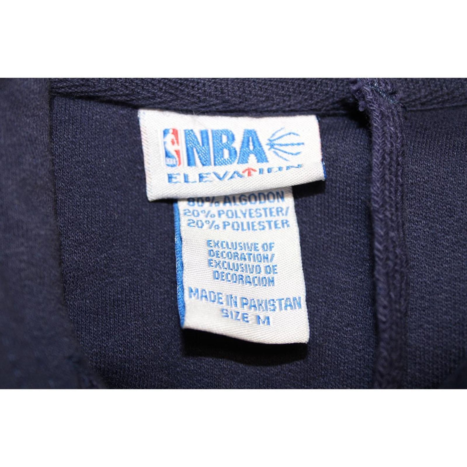 NBA Vintage Y2K Blue NBA Graphic pull-over Hoodie Size US M / EU 48-50 / 2 - 5 Thumbnail