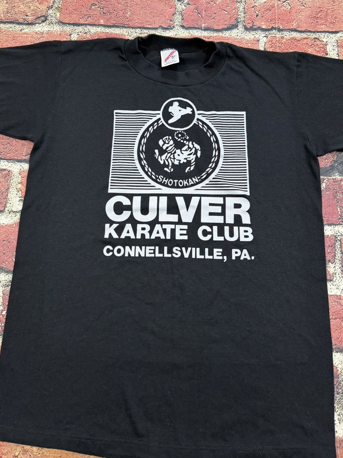 Jerzees Vintage 80s Culver Karate Club Tee Single Stitch Shotokan Size US M / EU 48-50 / 2 - 4 Thumbnail
