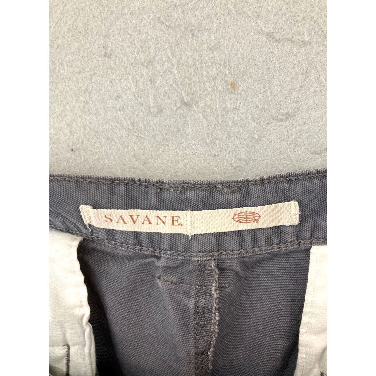 Savane Savane Mens Shorts 40 Gray Canvas Cargo Everyday Size US 40 / EU 56 - 7 Thumbnail