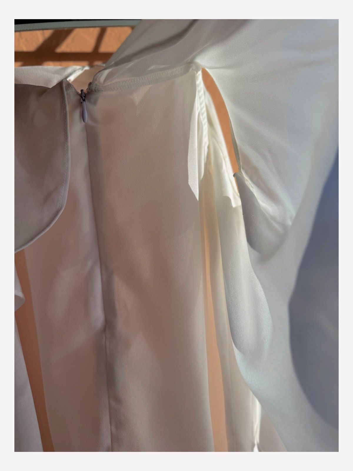 Guess GUESS White Ruffle Chiffon Halter Top – Elegant & Flowy Size M / US 6-8 / IT 42-44 - 6 Thumbnail