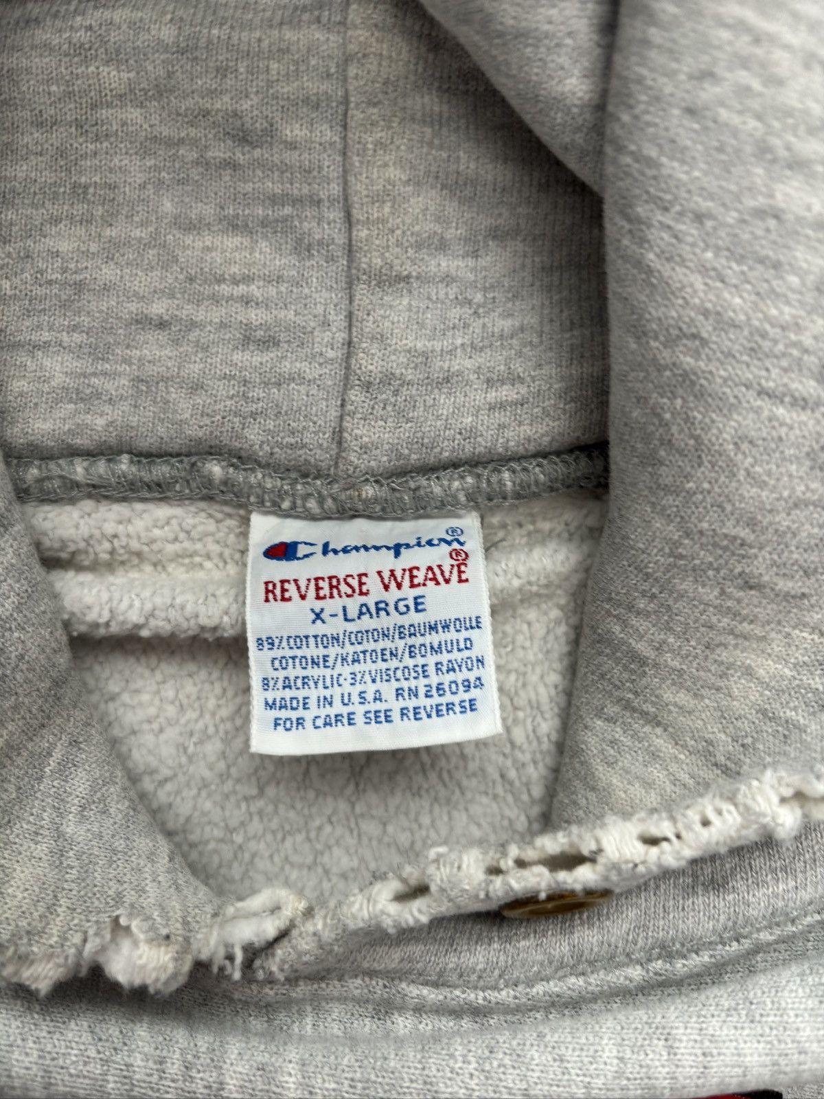 Champion Vintage Champion Reverse Weave Hoodie Size US XL / EU 56 / 4 - 4 Thumbnail