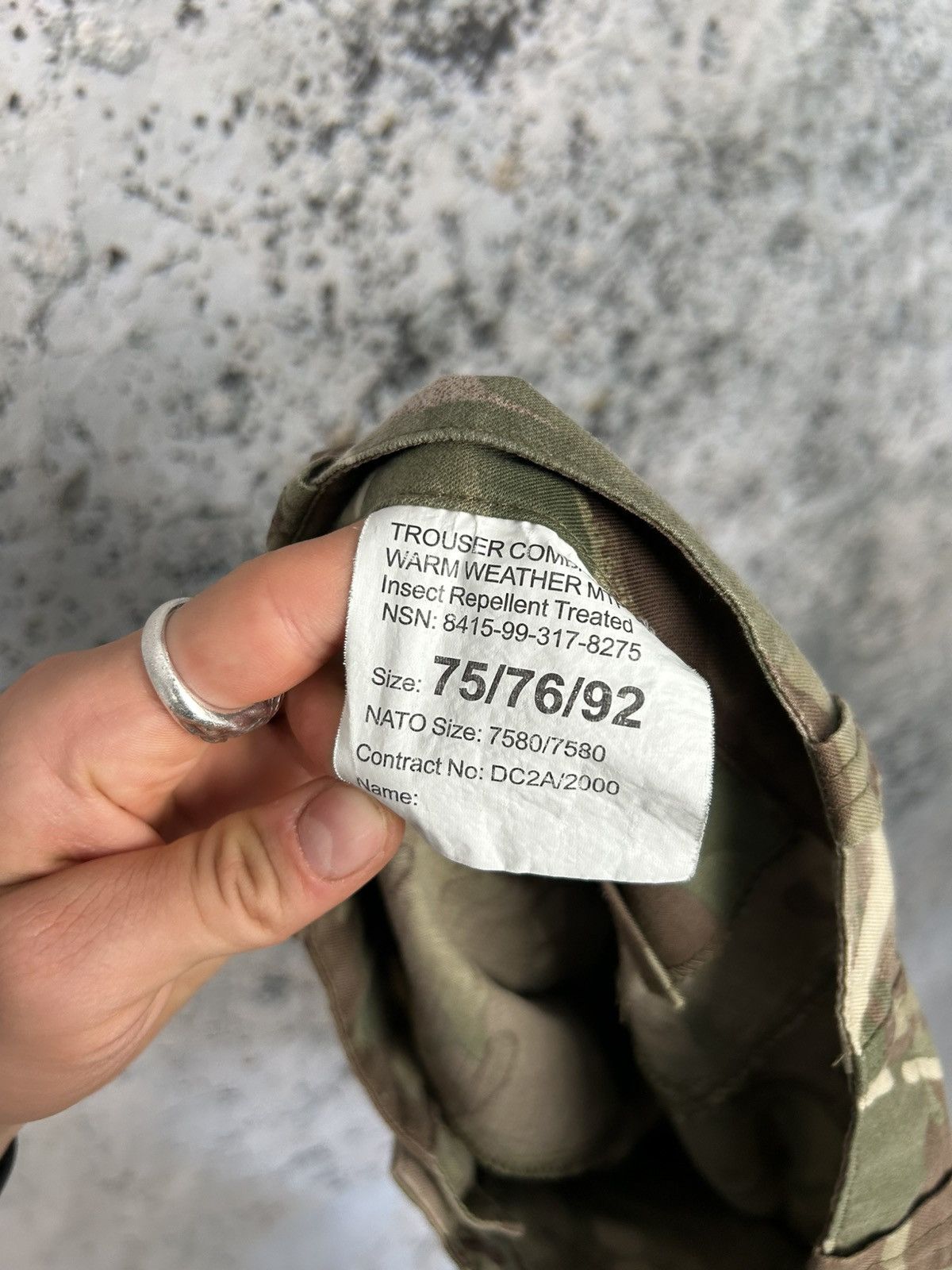 Vintage Vintage NATO Military Combat Camo Pants Cargo Archive Rare Size US 30 / EU 46 - 7 Thumbnail