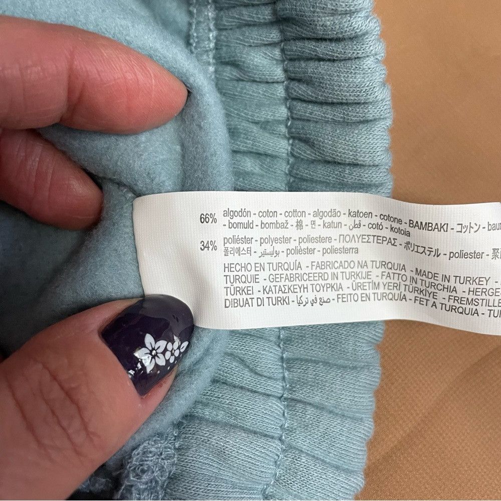 Zara NWT New Zara Cropped Baby Blue Sleeveless Sweatshirt Size M Size M / US 6-8 / IT 42-44 - 8 Thumbnail