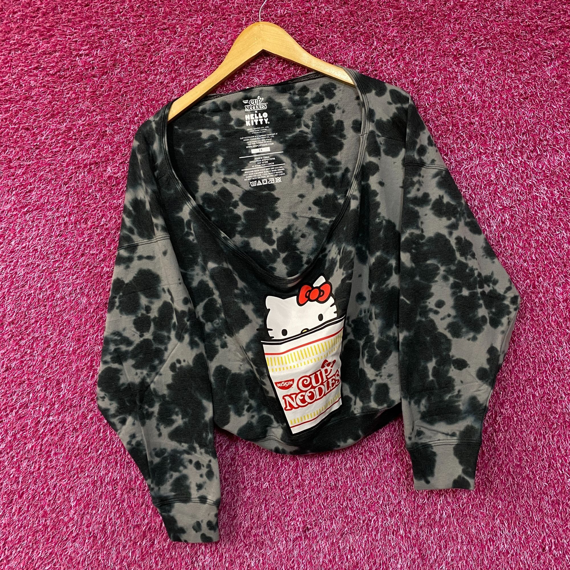 Other Hello Kitty X Nissin Cup noodles tiedye Crop Top size 1X Size XL / US 12-14 / IT 48-50 - 3 Thumbnail