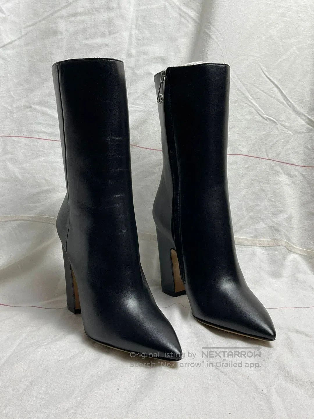 Maison Margiela Maison Margiela Black Heeled Leather Boots. Size US 5 / IT 35 - 4 Thumbnail