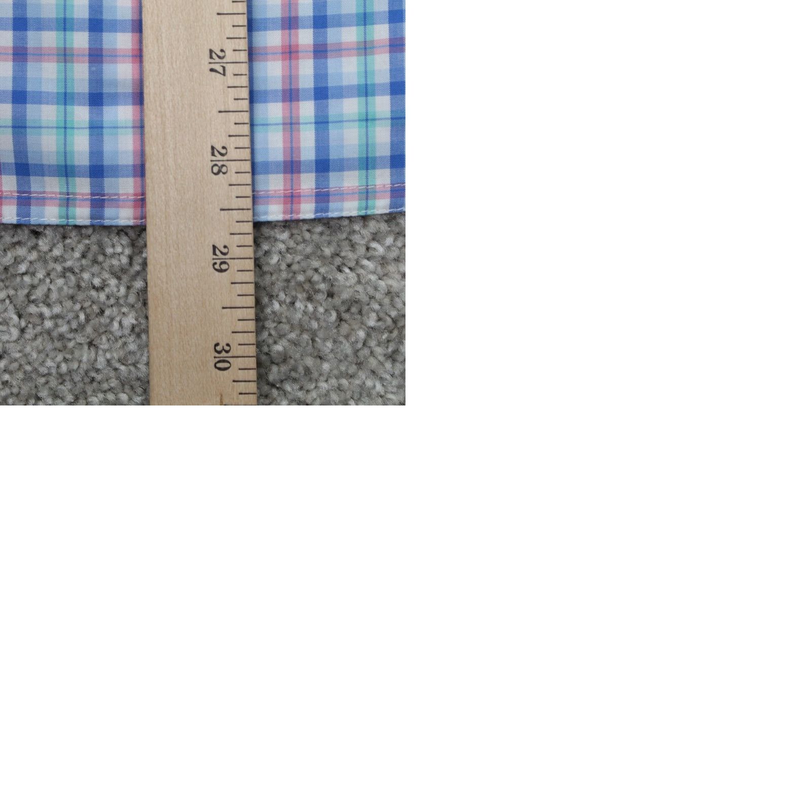 Croft & Barrow Croft & Barrow Shirt Mens Small Blue/Pink Slim Fit Long Sleeve Button-Up Shirt Size US S / EU 44-46 / 1 - 9 Thumbnail