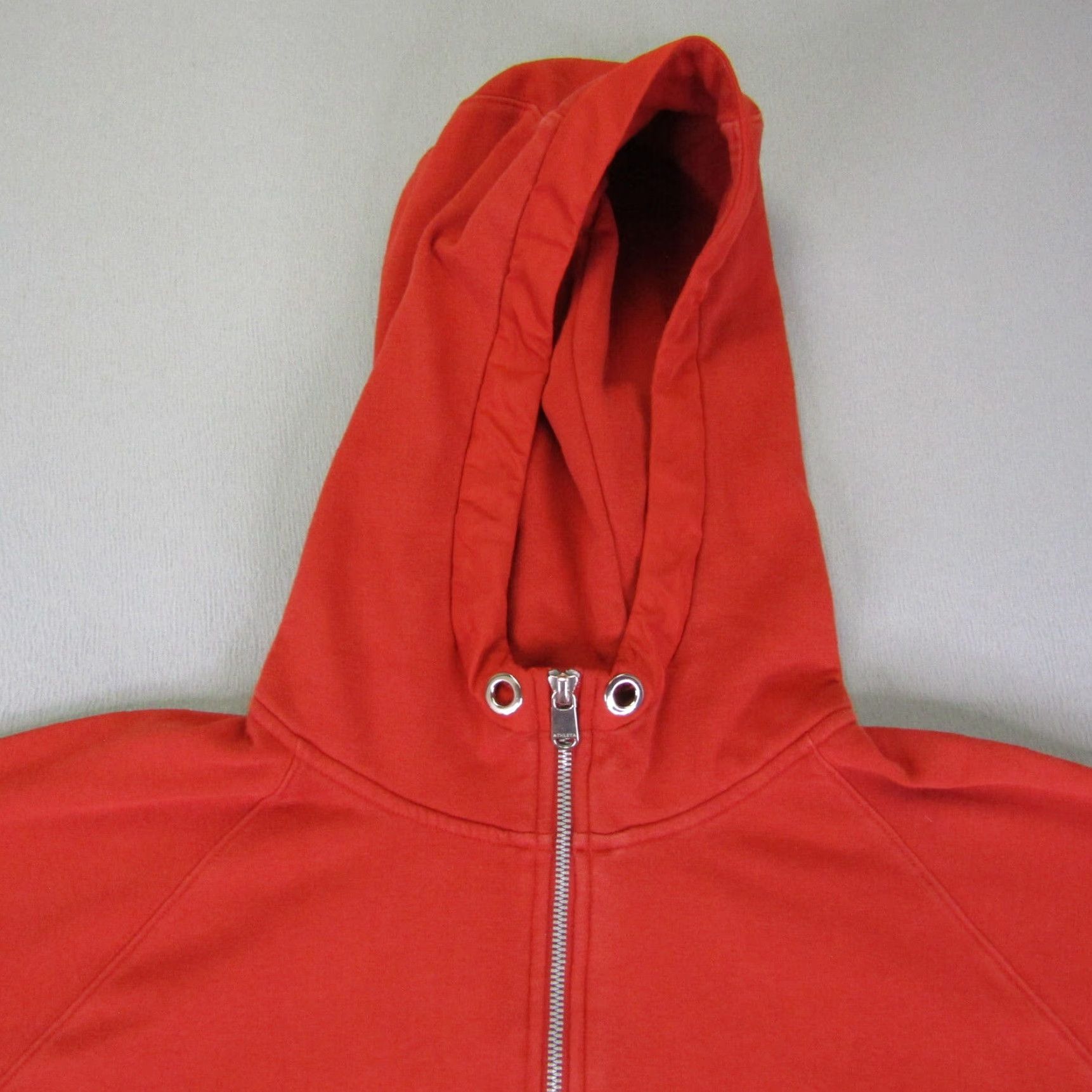 Athleta Athleta Hoodie Womens M Red Zip Up Sweater Jacket - Full Zip Hooded Sweatshirt with Pockets, Outerwear, Outdoor, Sports Size M / US 6-8 / IT 42-44 - 2 Thumbnail