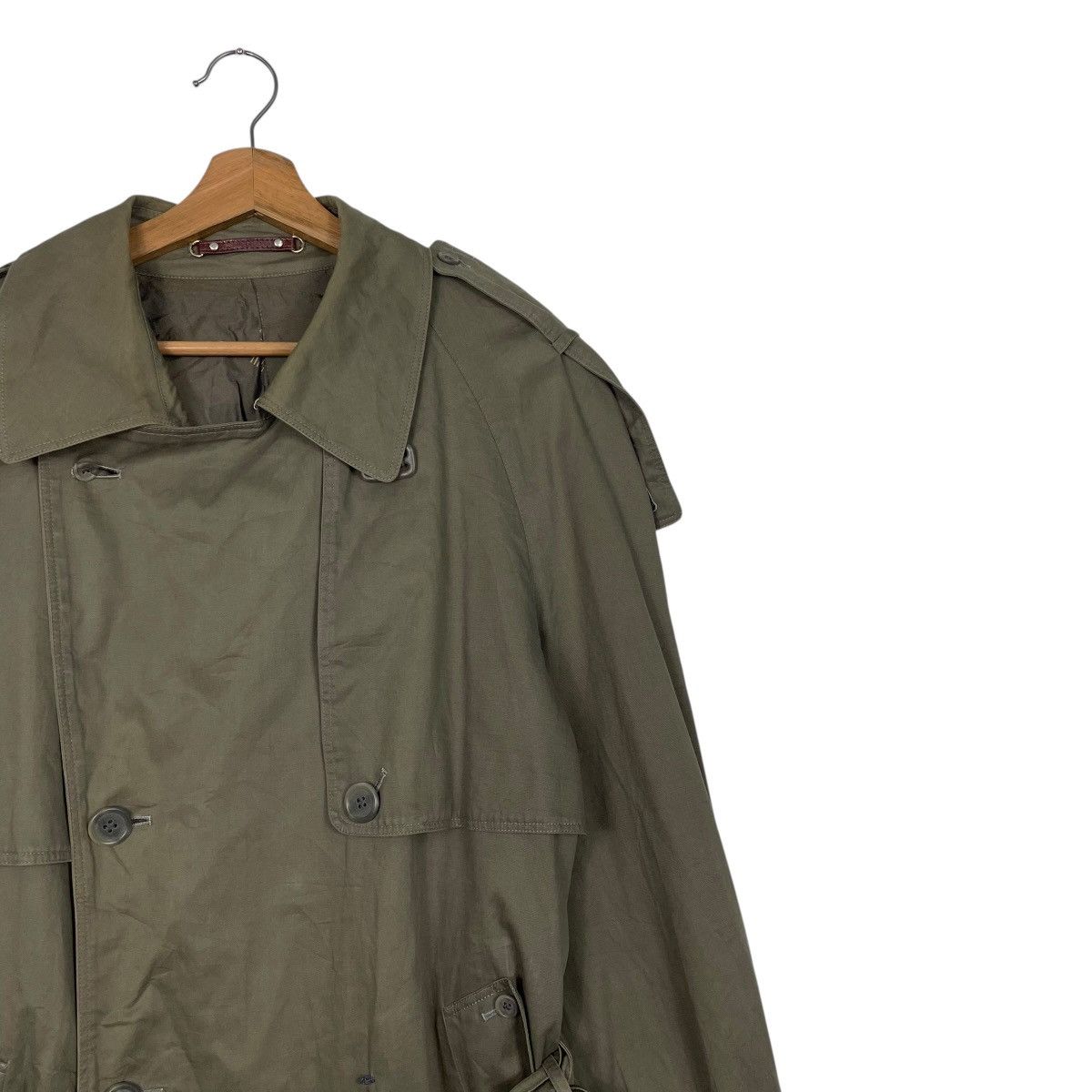 Lanvin Lanvin Double Breasted Khakis Trenchcoat Size US M / EU 48-50 / 2 - 7 Thumbnail