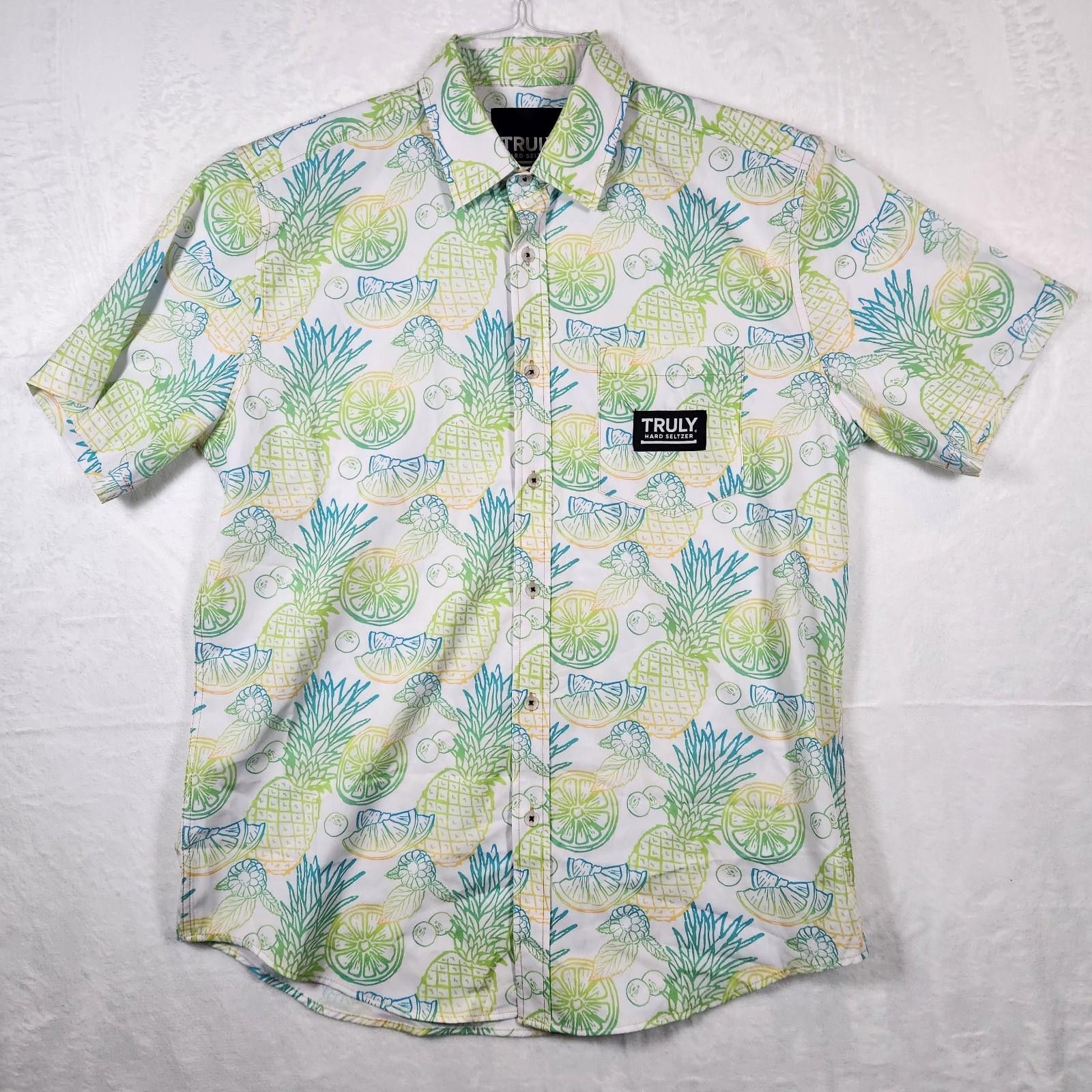 The Unbranded Brand Truly Hard Seltzer Hawaiian Tropical Shirt Size Medium Size US M / EU 48-50 / 2 - 1 Thumbnail