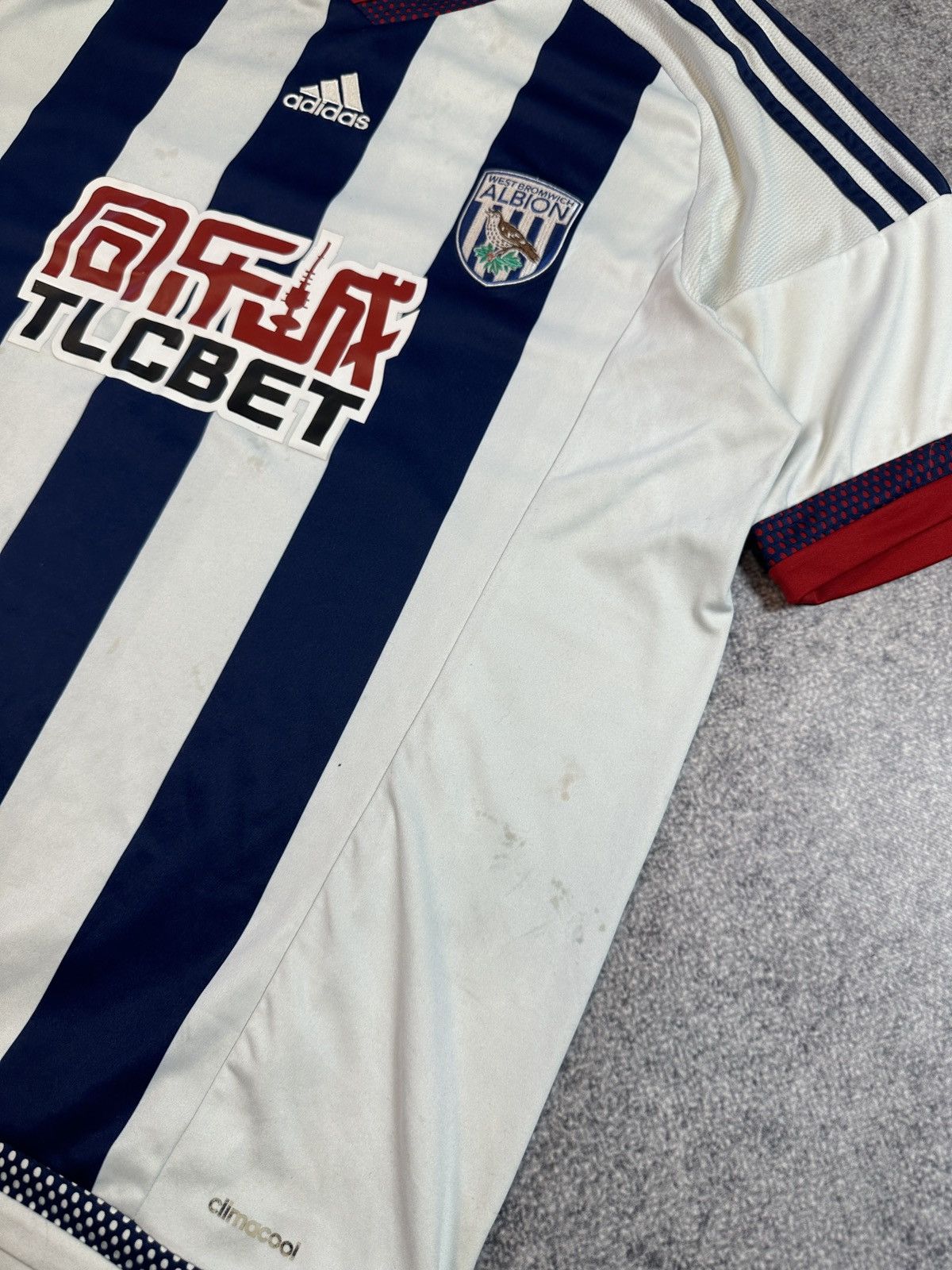 Adidas × Vintage Vintage Adidas West Bromwich Albion Soccer Jersey Blokecore Size US XL / EU 56 / 4 - 4 Thumbnail